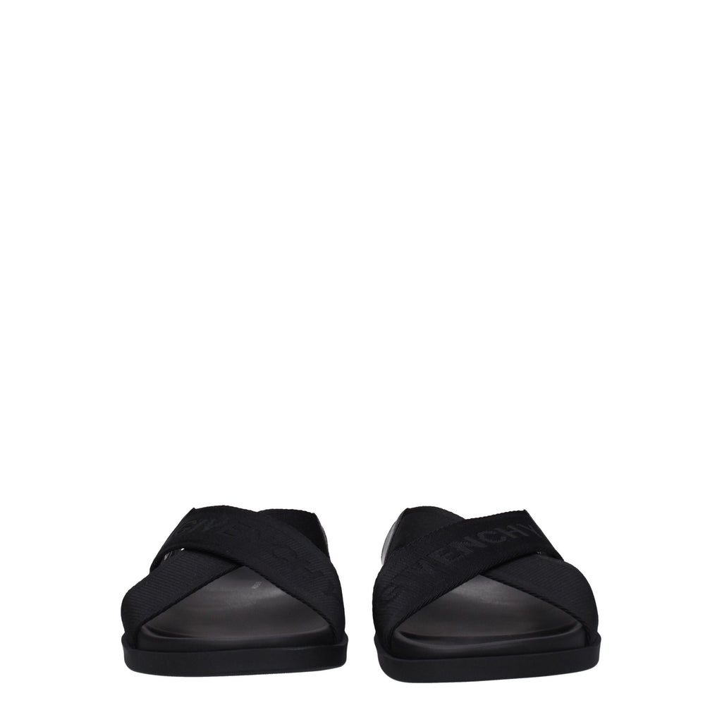Givenchy Black Fabric Slipper
