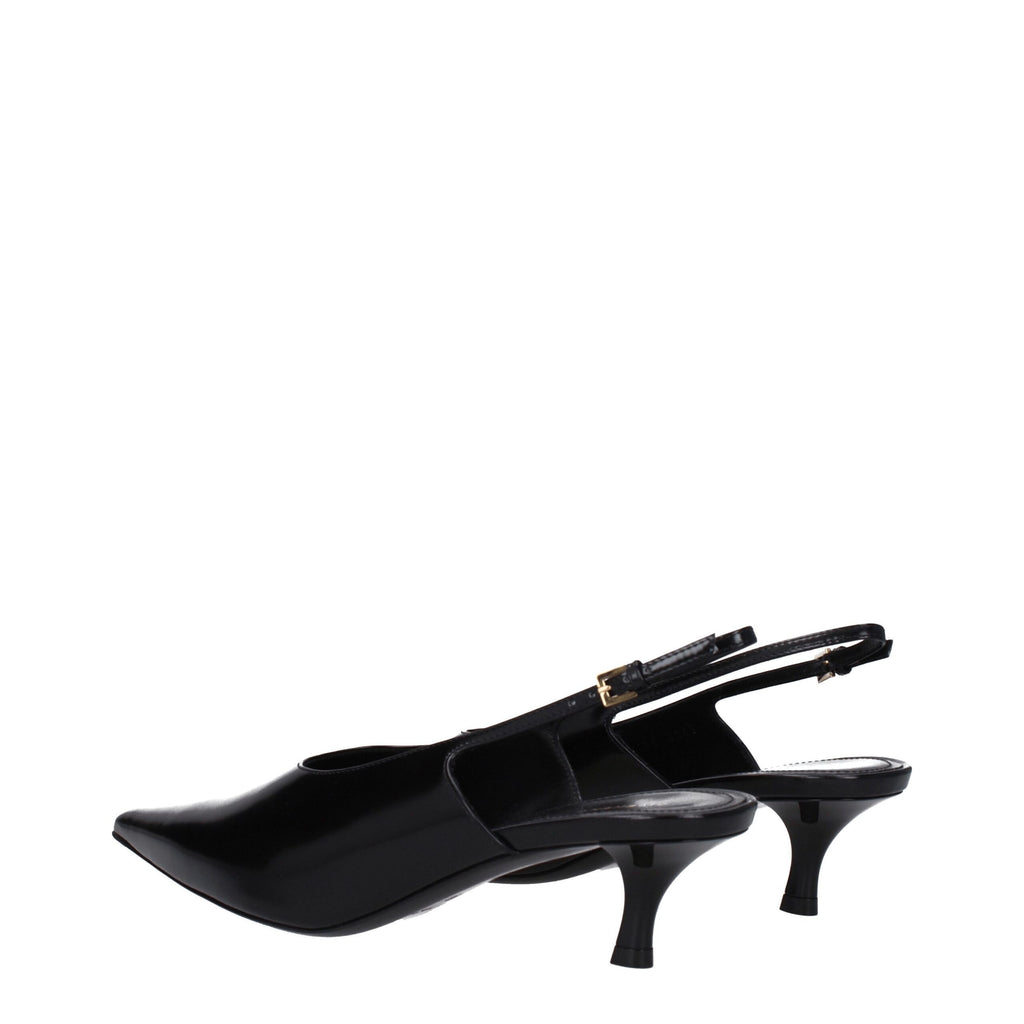 Givenchy Black Leather Sandal