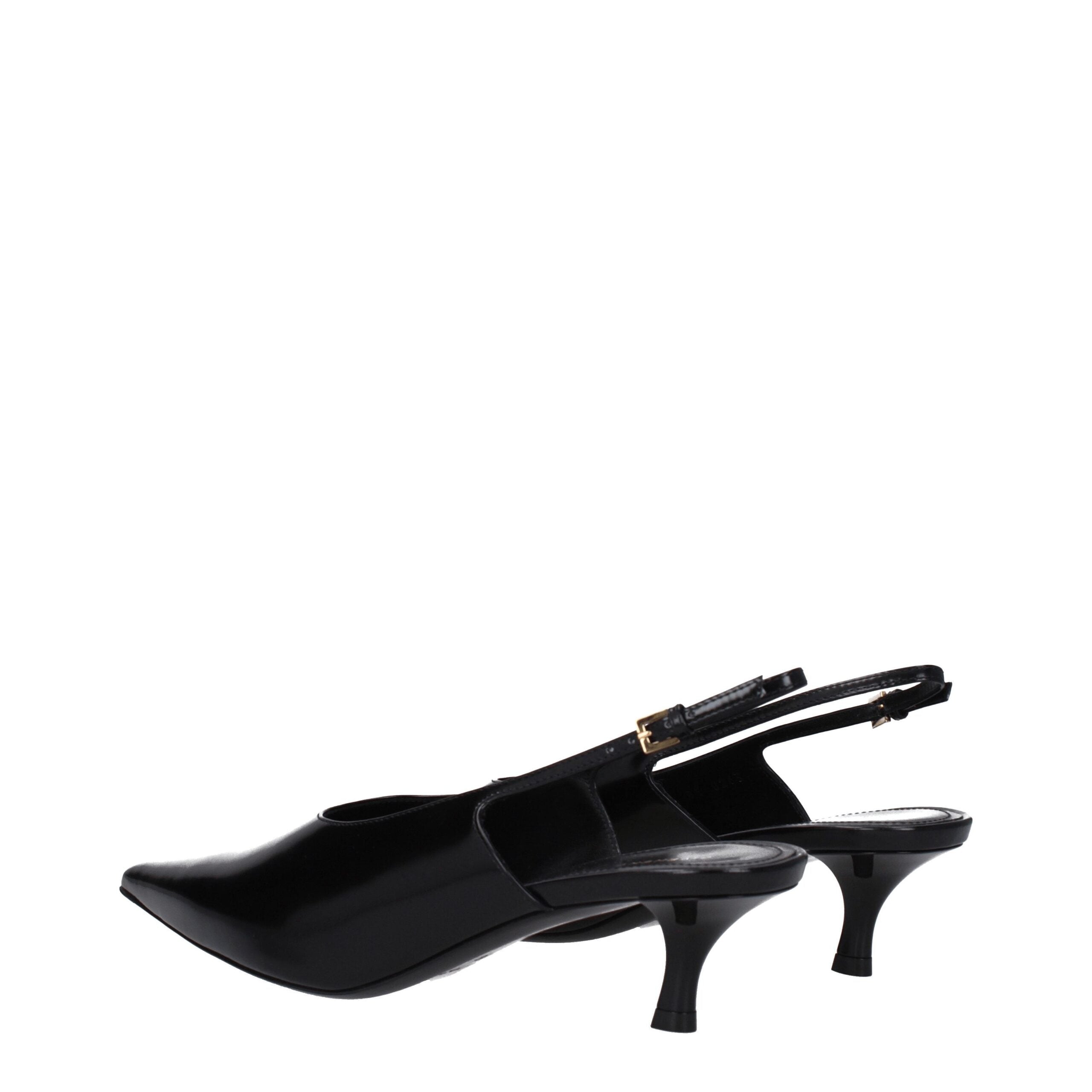Givenchy Black Leather Sandal