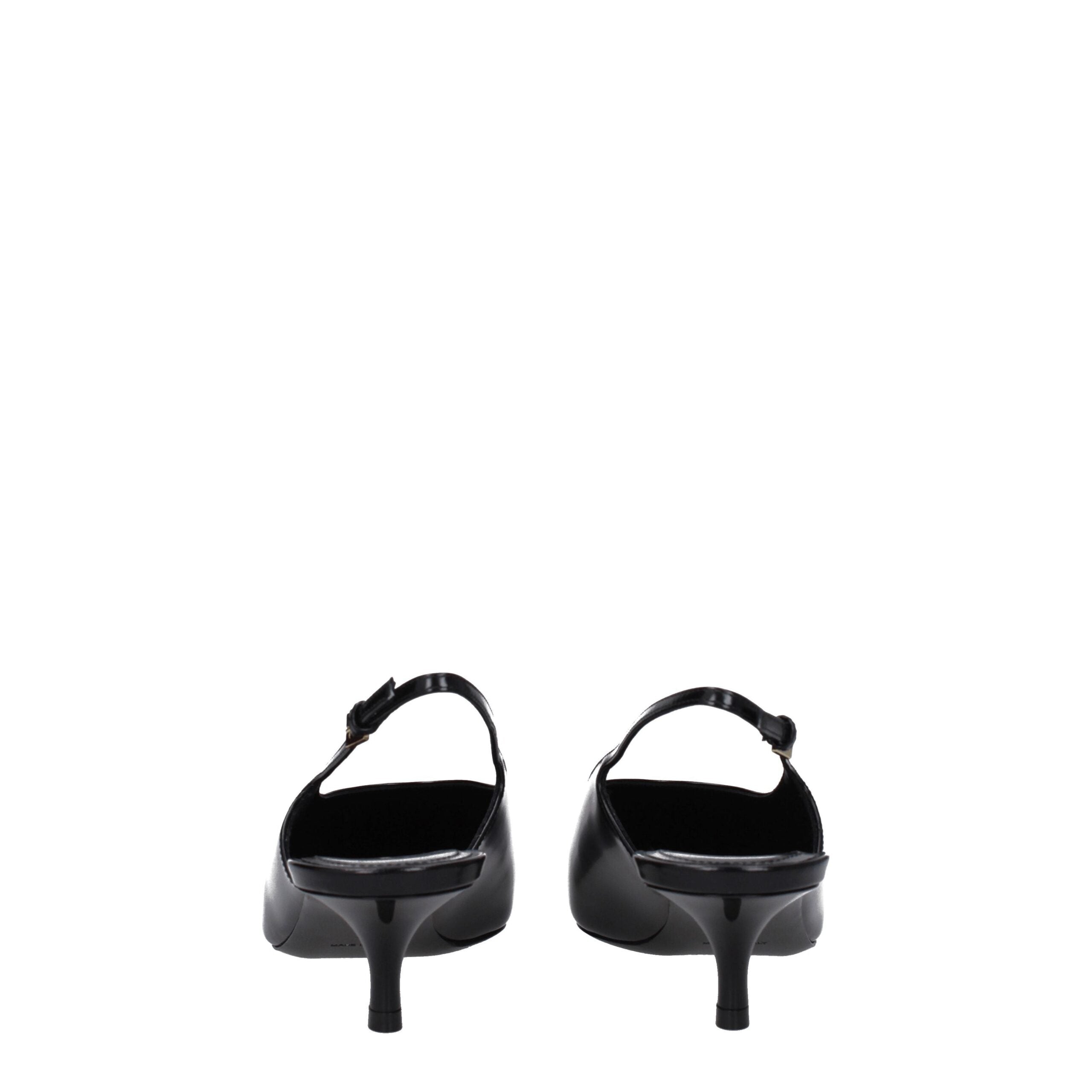 Givenchy Black Leather Sandal