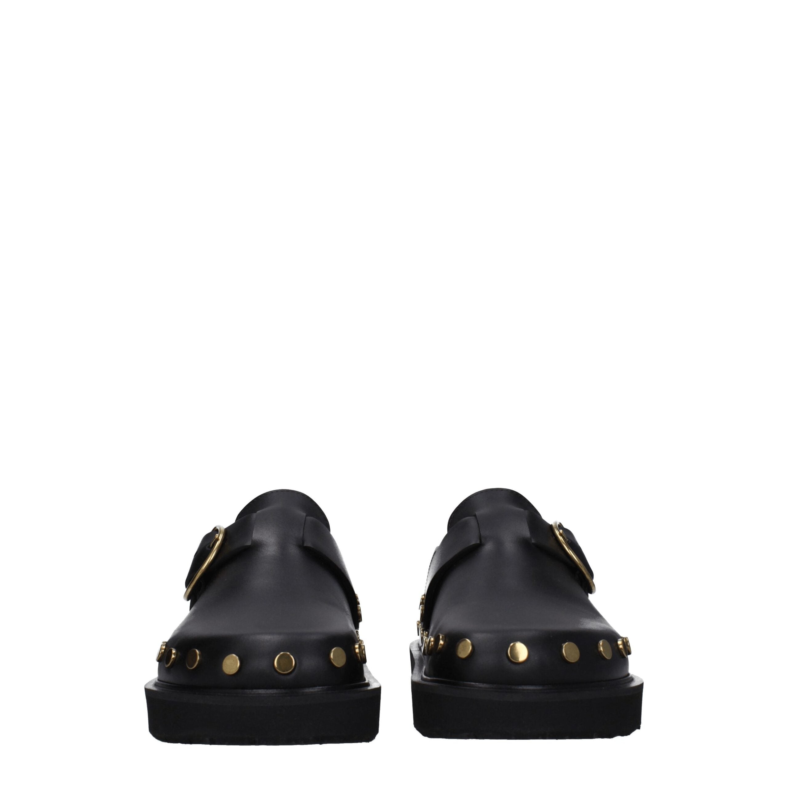 Isabel Marant Black Leather Slipper