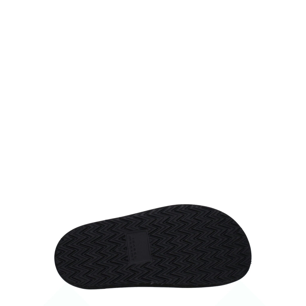 Isabel Marant Black Leather Slipper