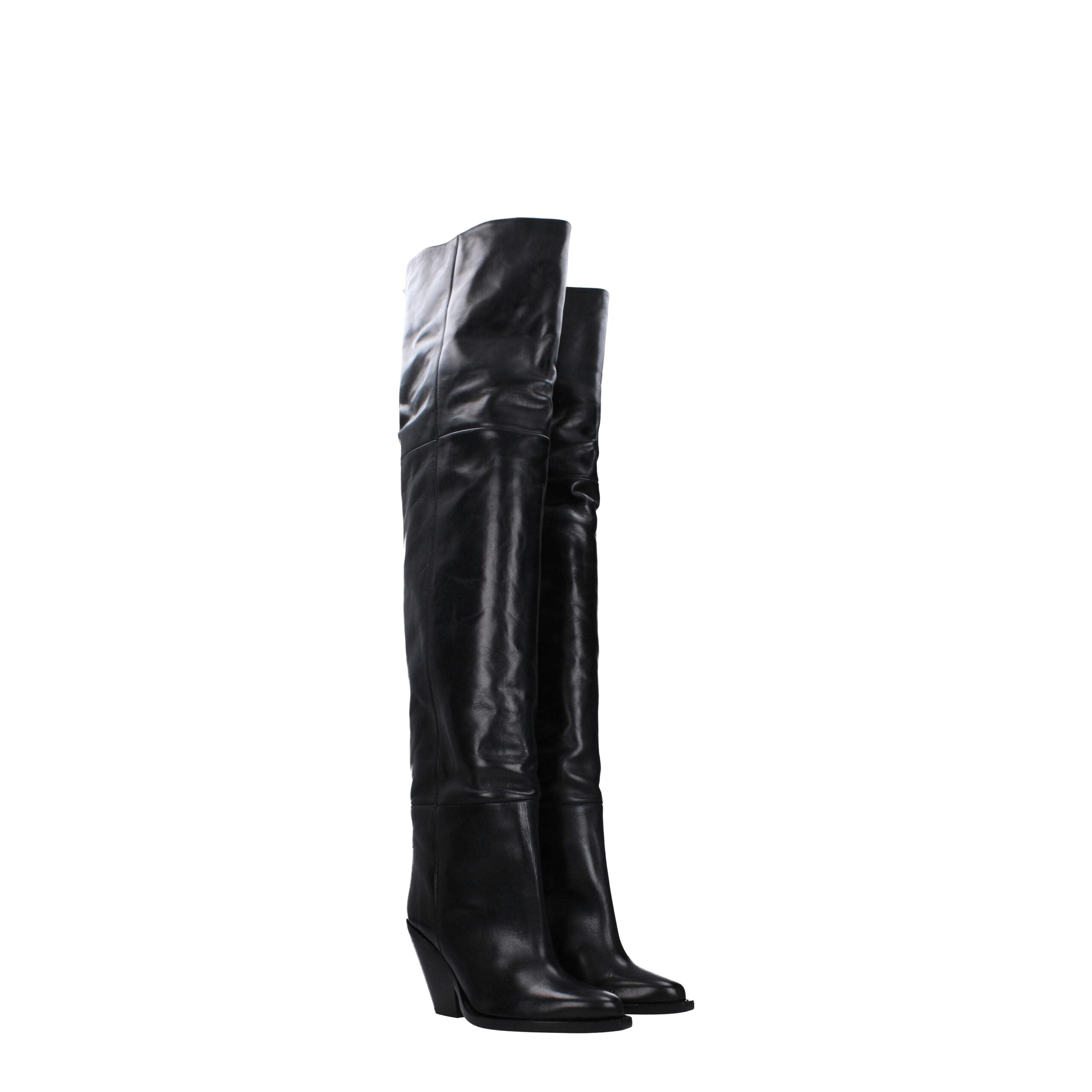 Isabel Marant Black Leather Boot