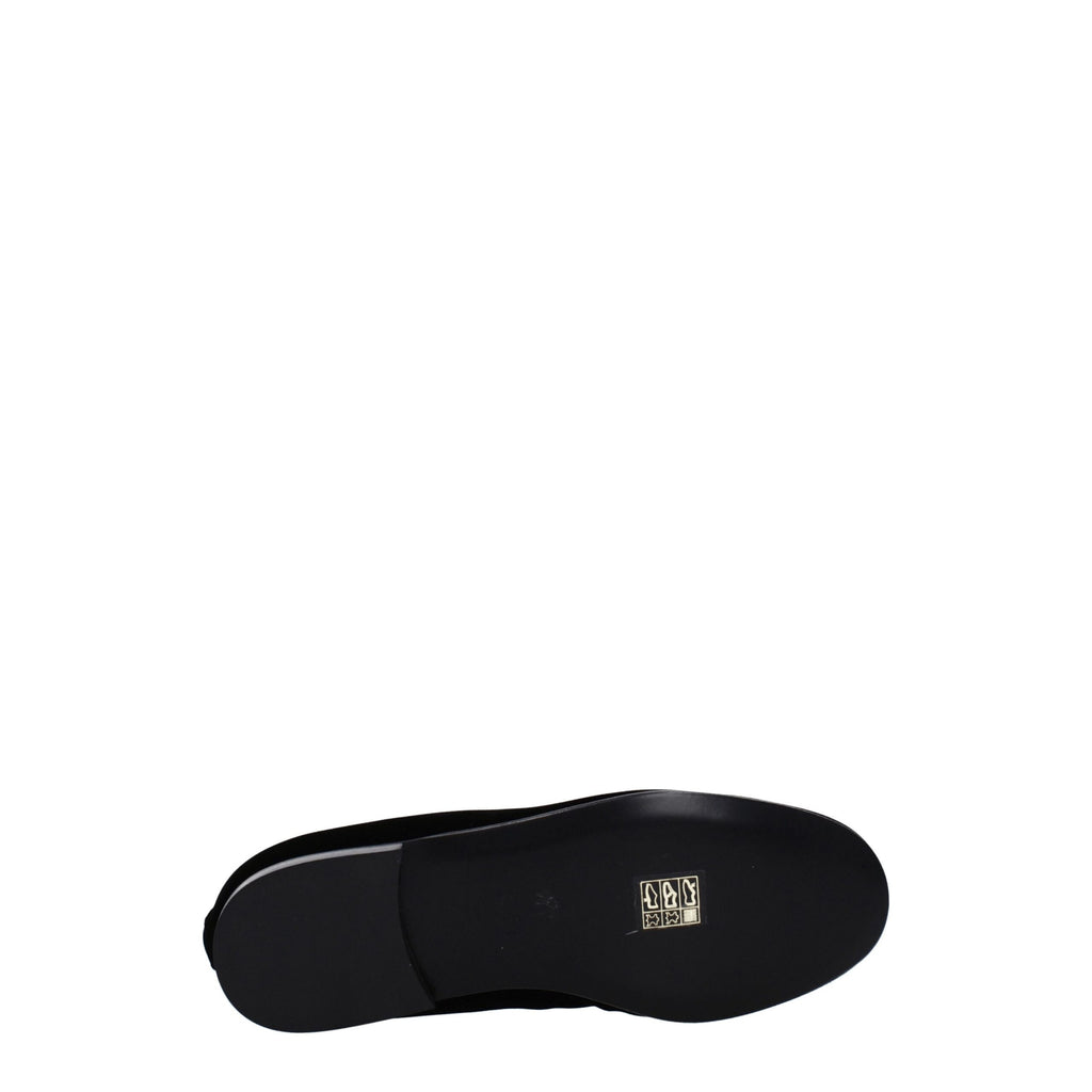 Palm Angels Black Velvet Loafer
