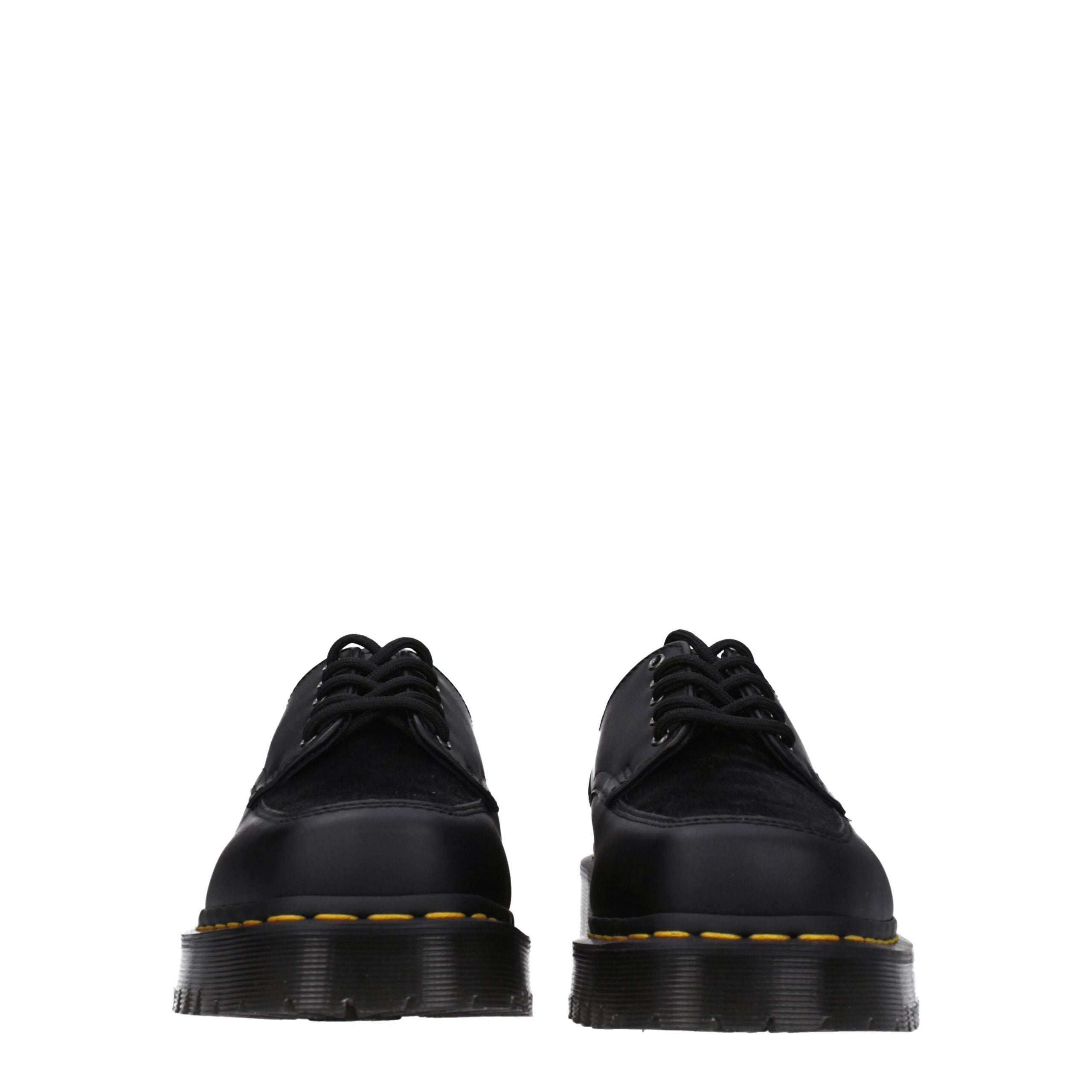Dr. Martens Black Leather Oxfords And Derby