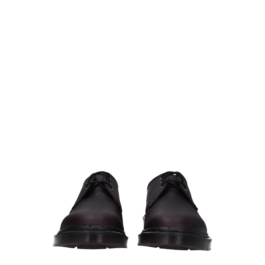 Dr. Martens Purple Leather Oxfords And Derby