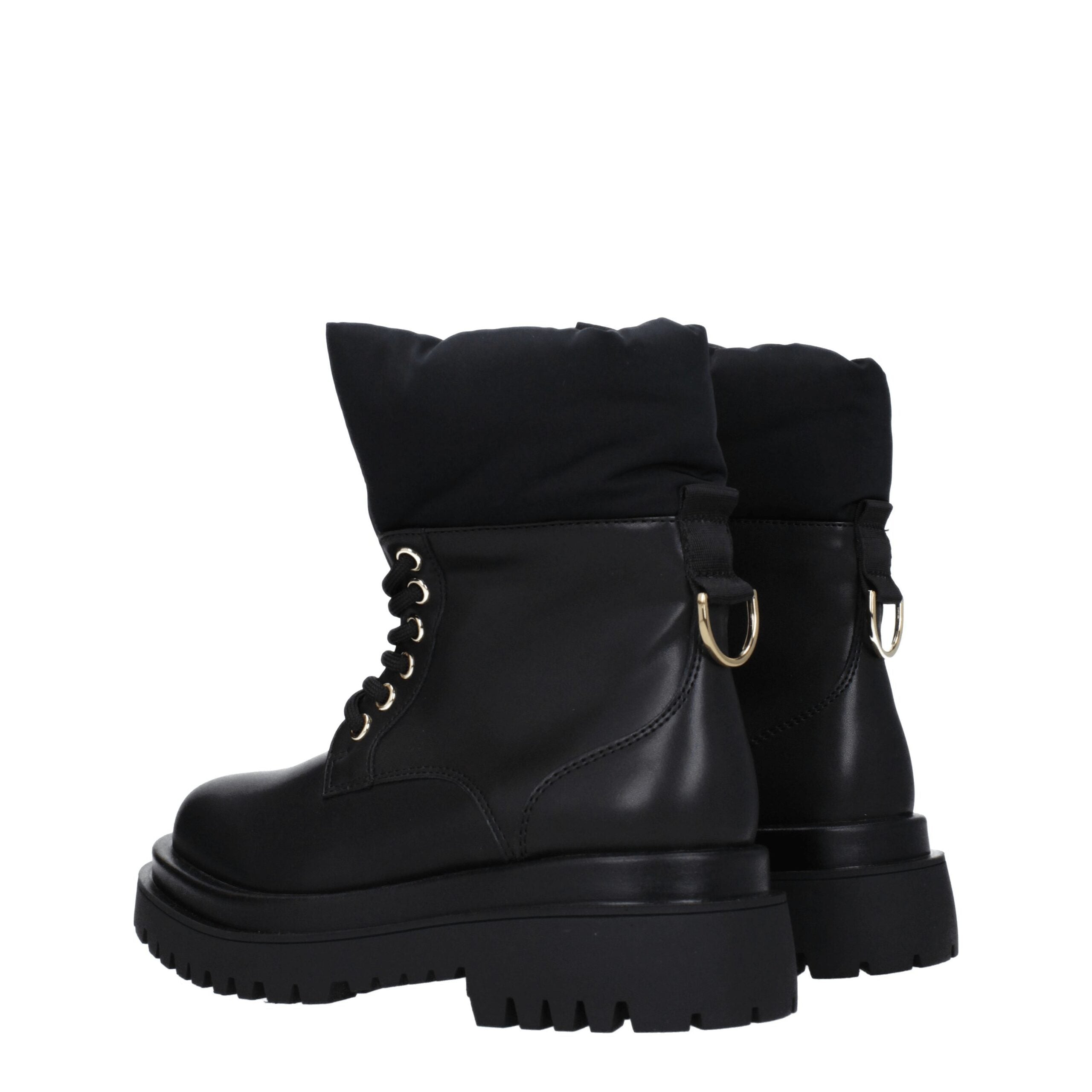 Versace Jeans Black Polyethylene Ankle