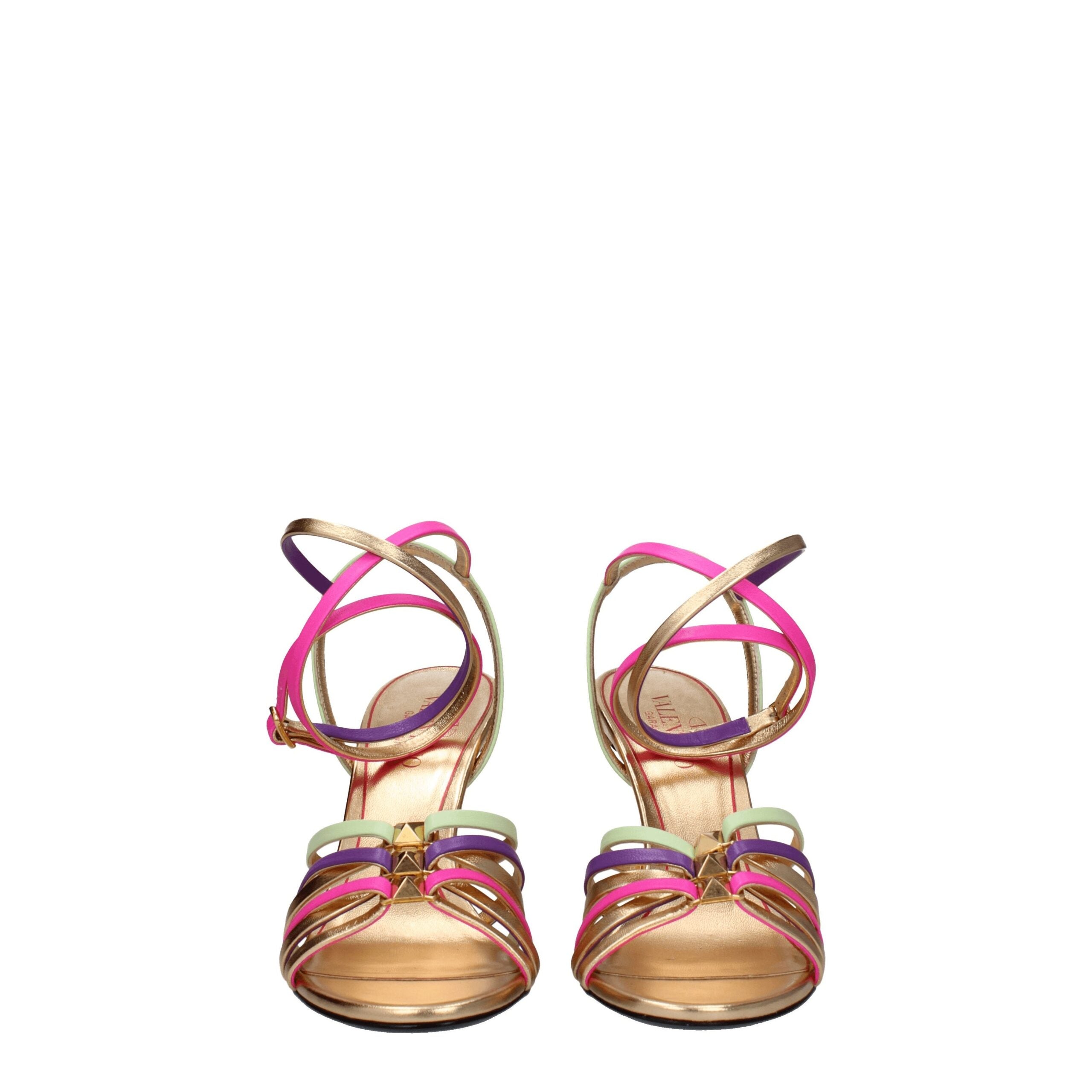 Valentino Garavani Multicolor Leather Sandal