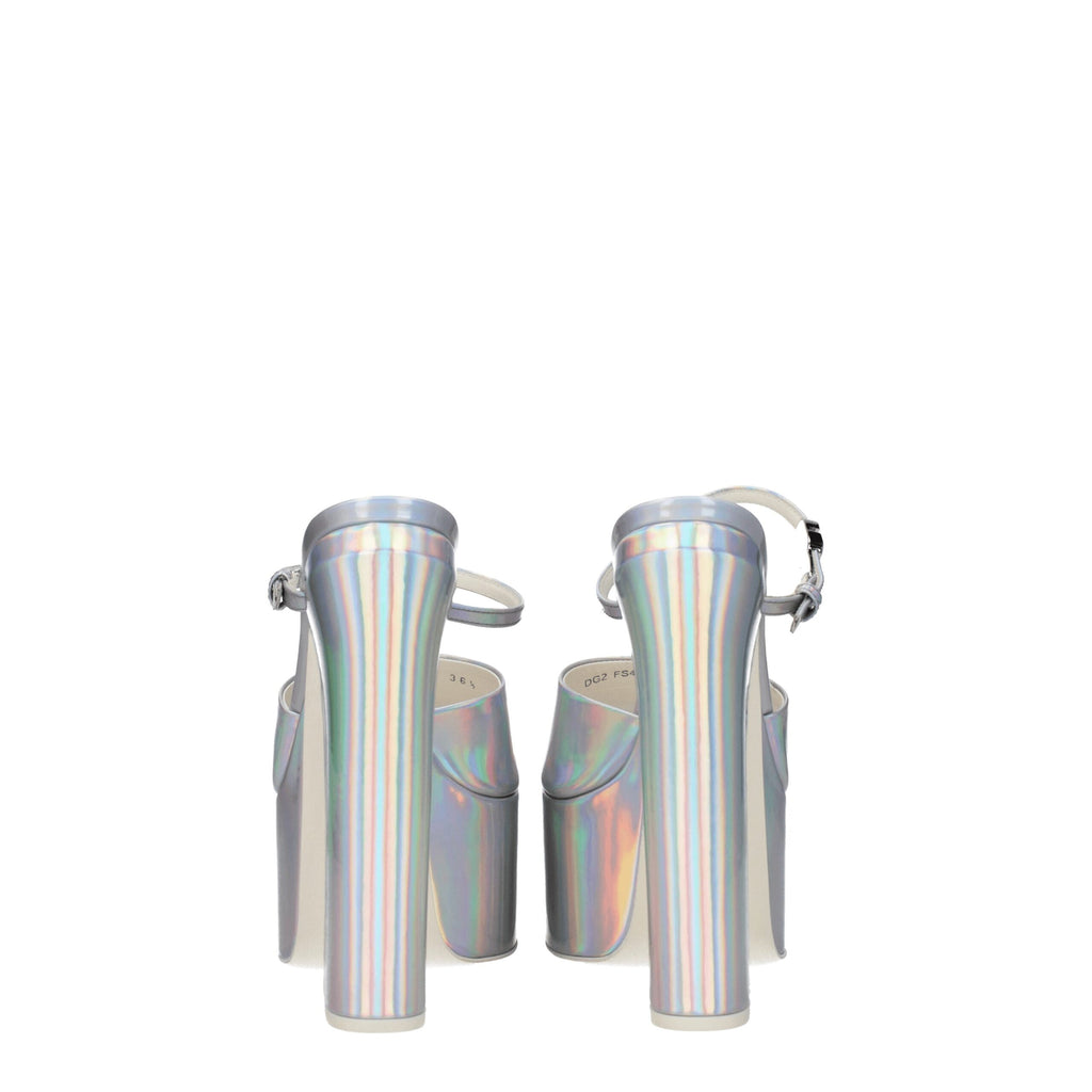 Valentino Garavani Gray Leather Sandal