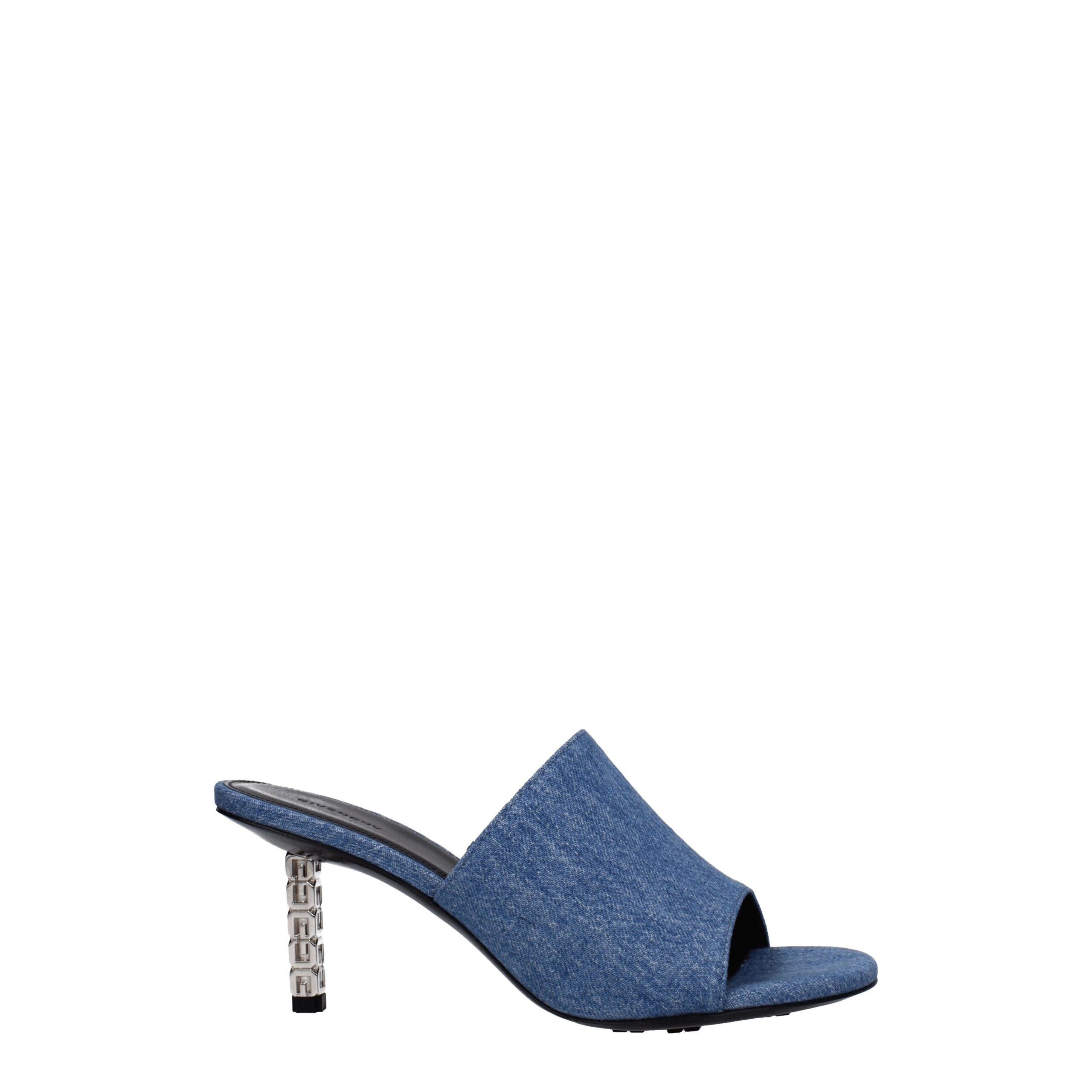 Givenchy Blue Fabric Sandal