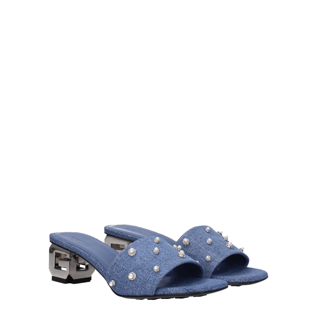 Givenchy Blue Fabric Sandal
