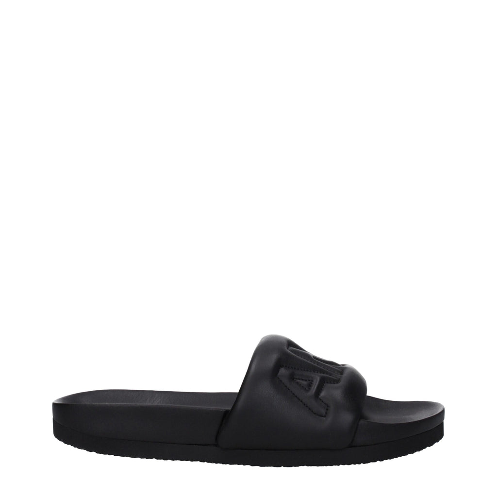 Ambush Black Leather Slipper