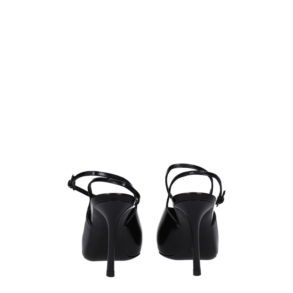 Givenchy Black Leather Sandal
