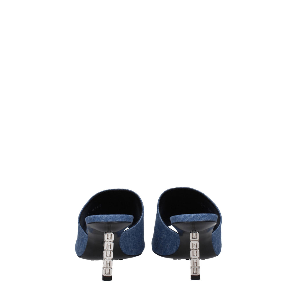 Givenchy Blue Fabric Sandal