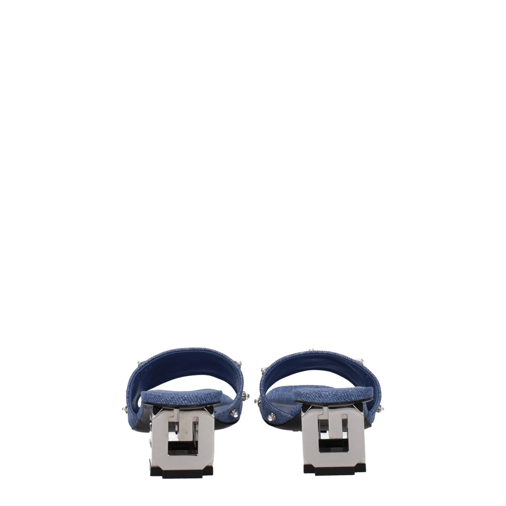 Givenchy Blue Fabric Sandal