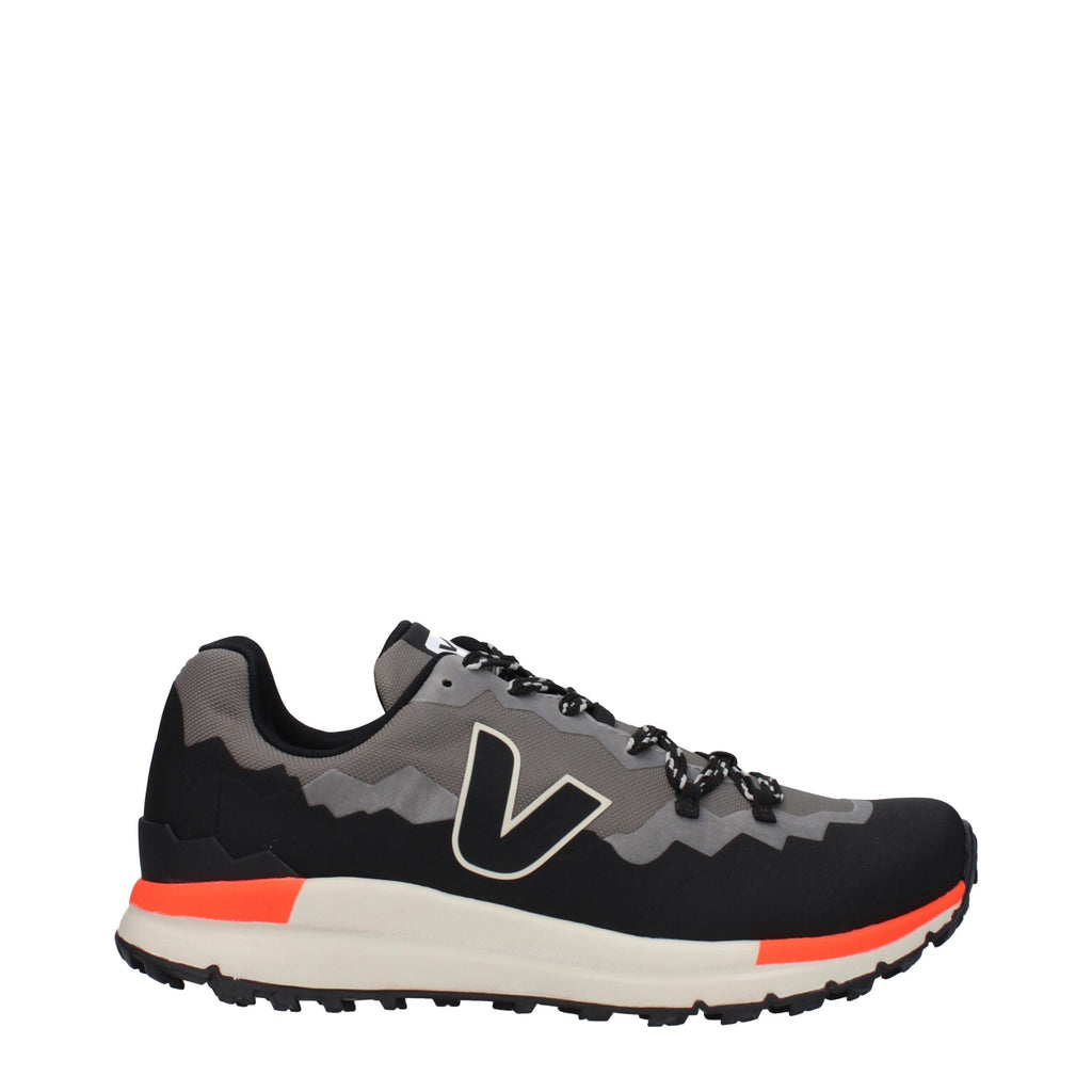 Veja Gray Fabric Sneakers