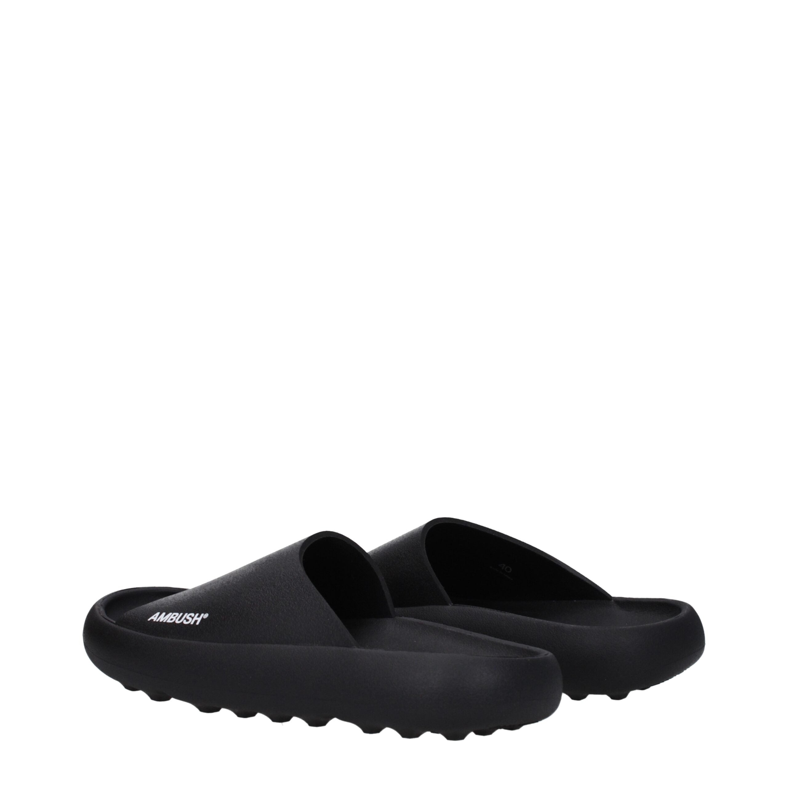 Ambush Black Cotton Slipper