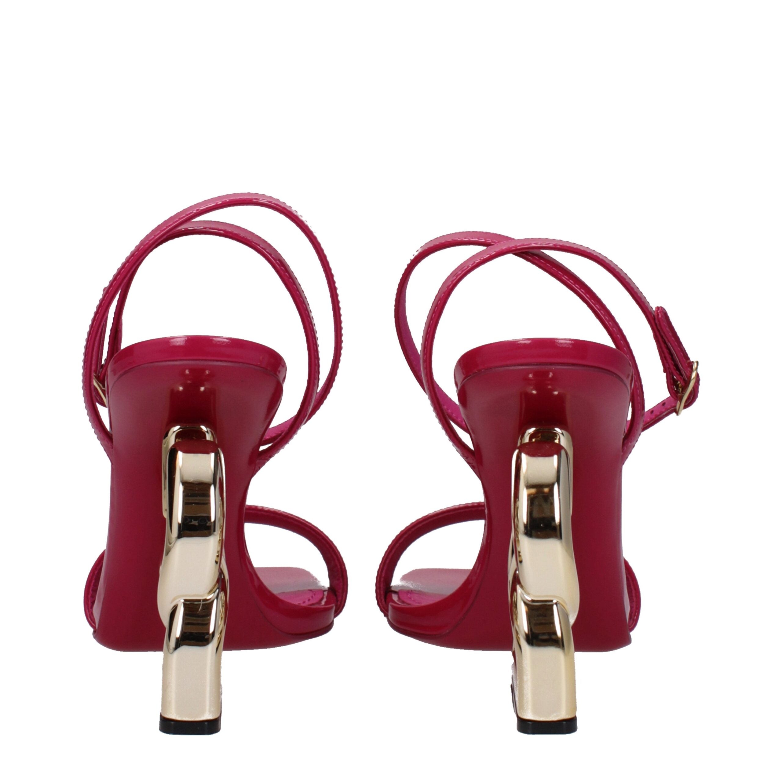 Dolce & Gabbana Pink Leather Sandal