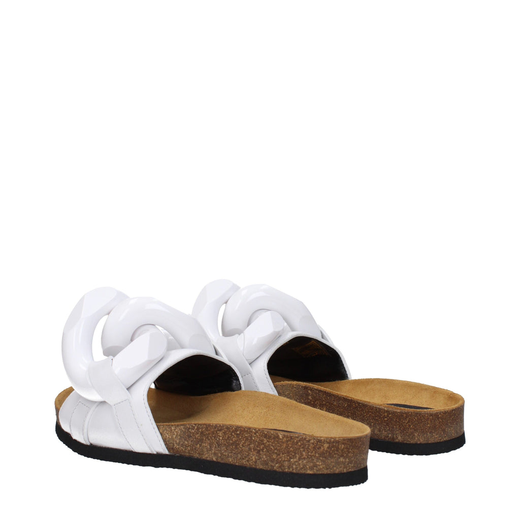 Jw Anderson White Leather Slipper