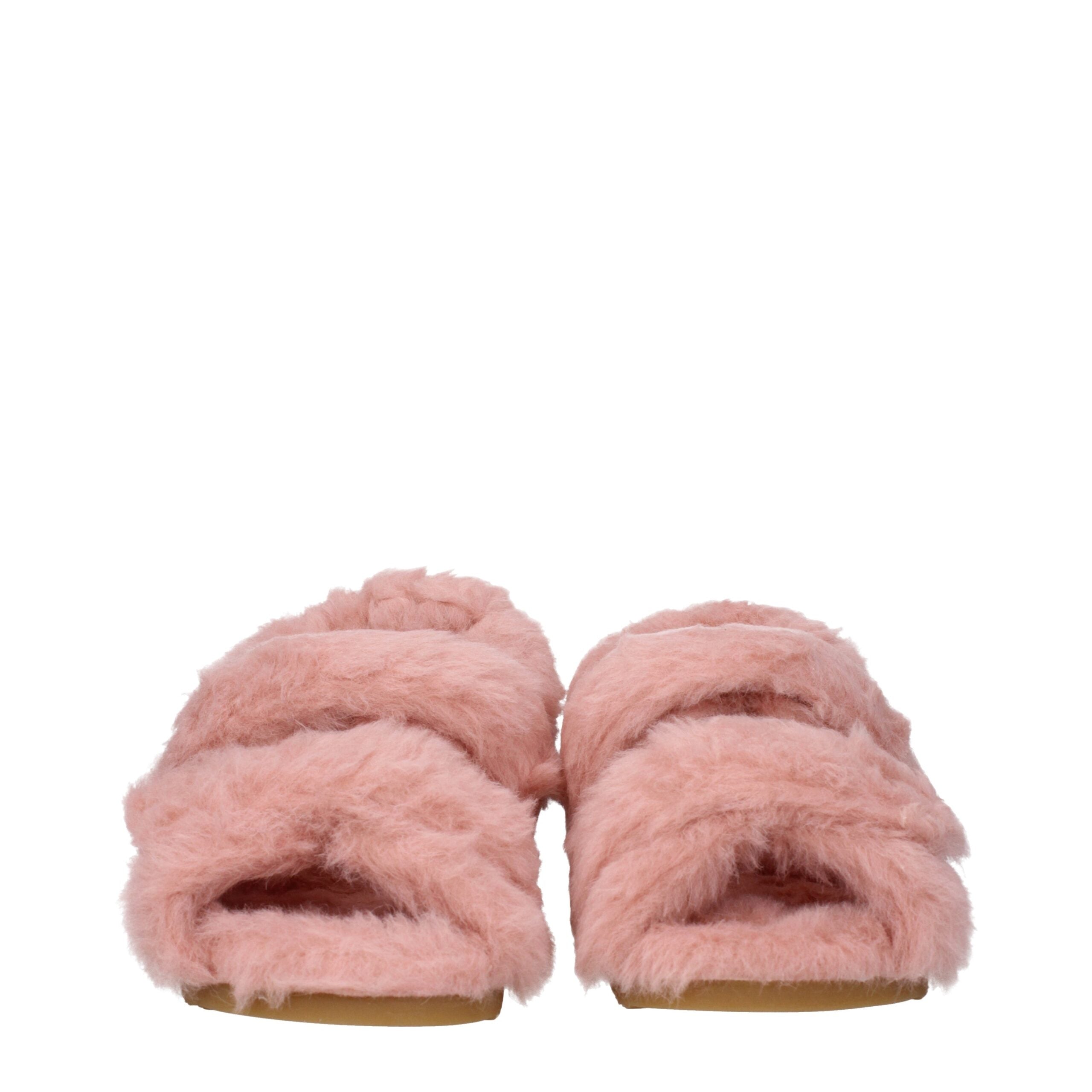 Max Mara Pink Fur Sandal