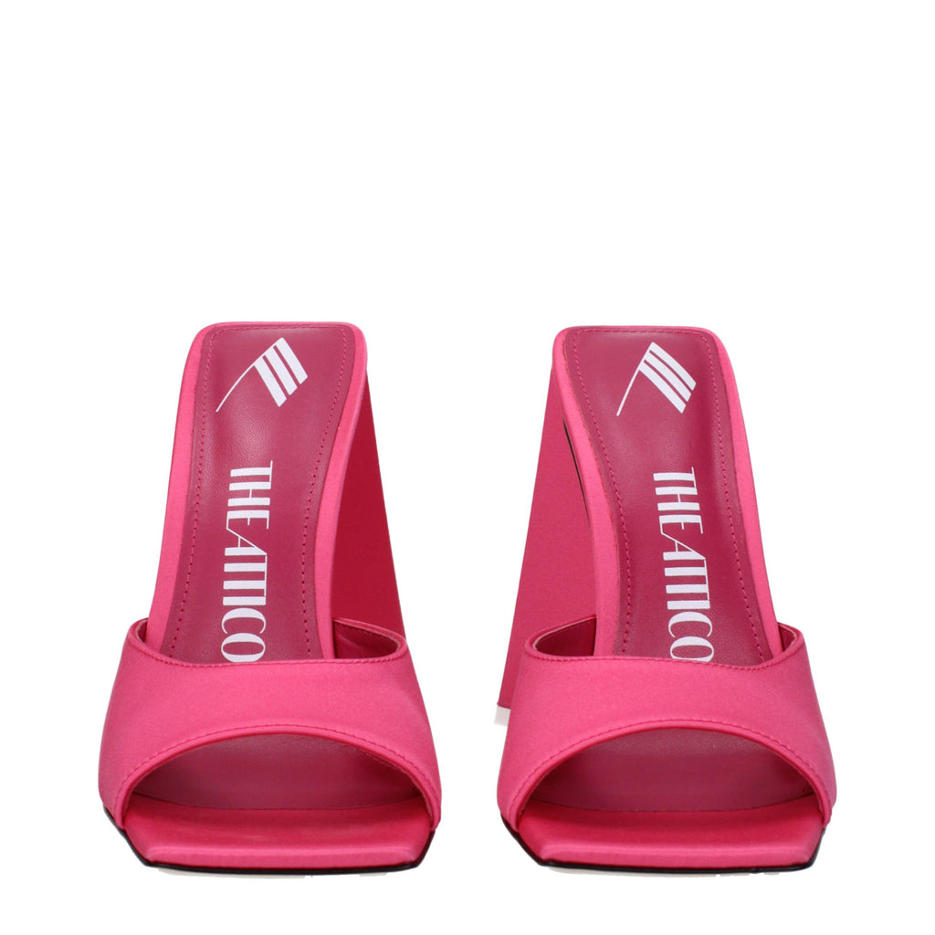The Attico Pink Fabric Sandal