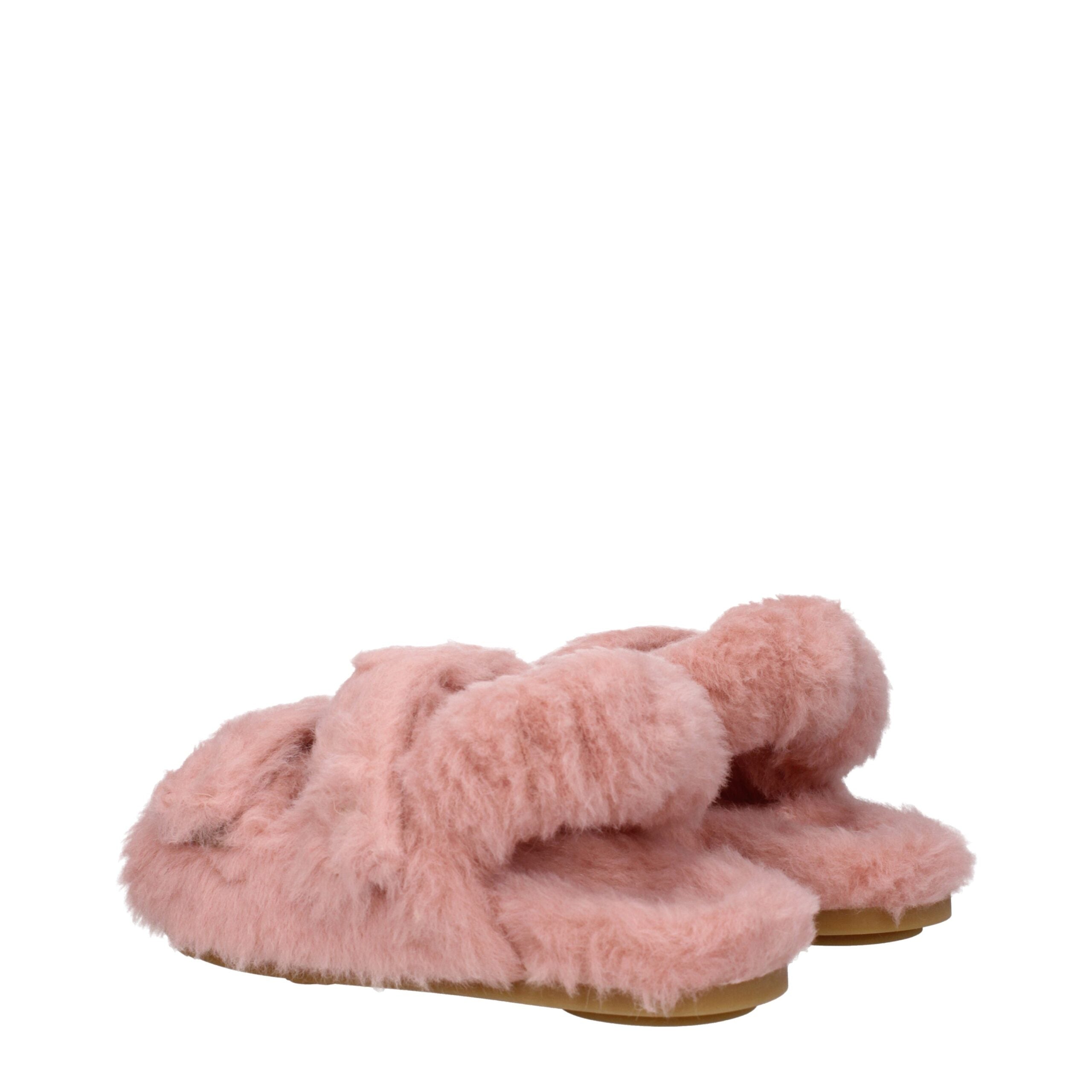 Max Mara Pink Fur Sandal