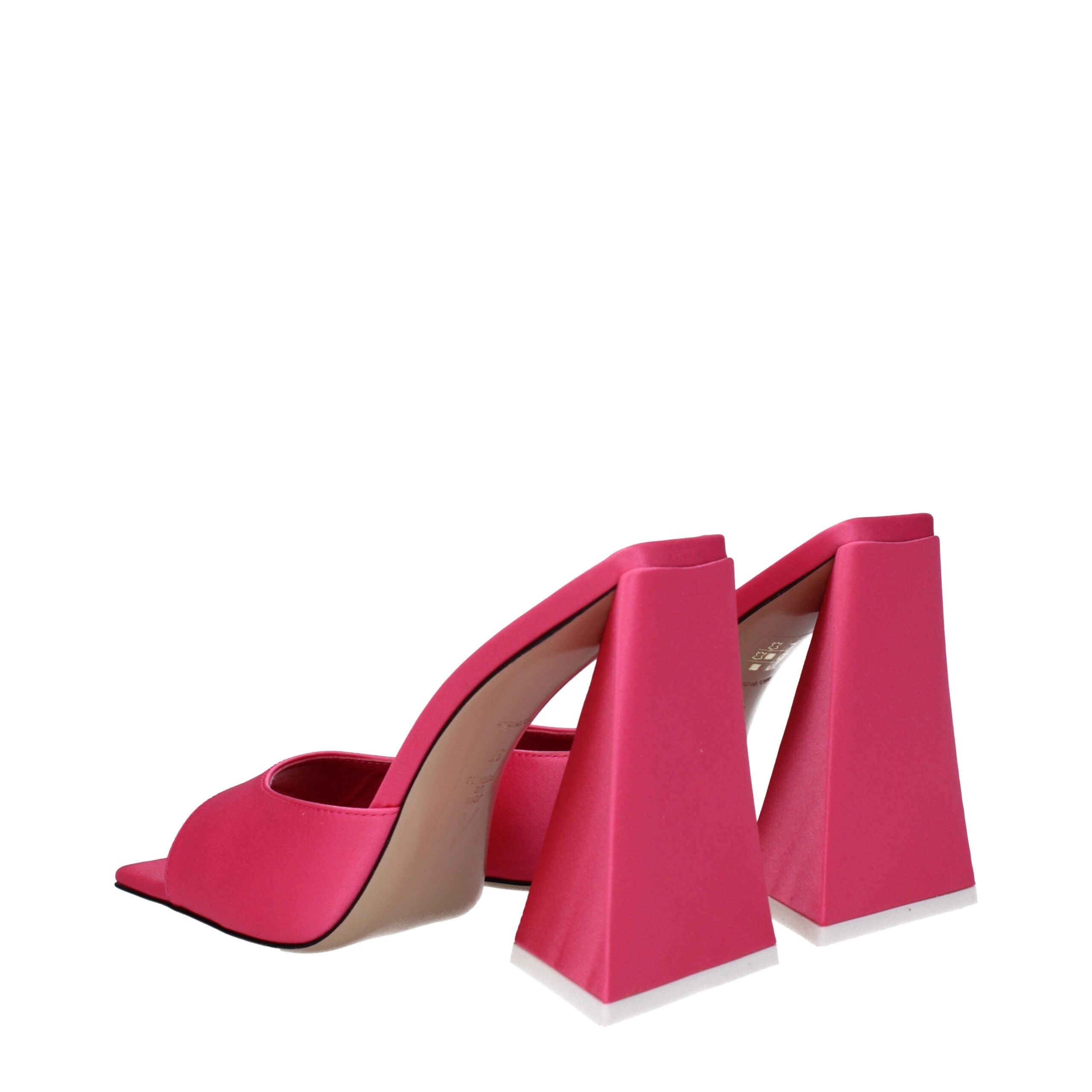 The Attico Pink Fabric Sandal