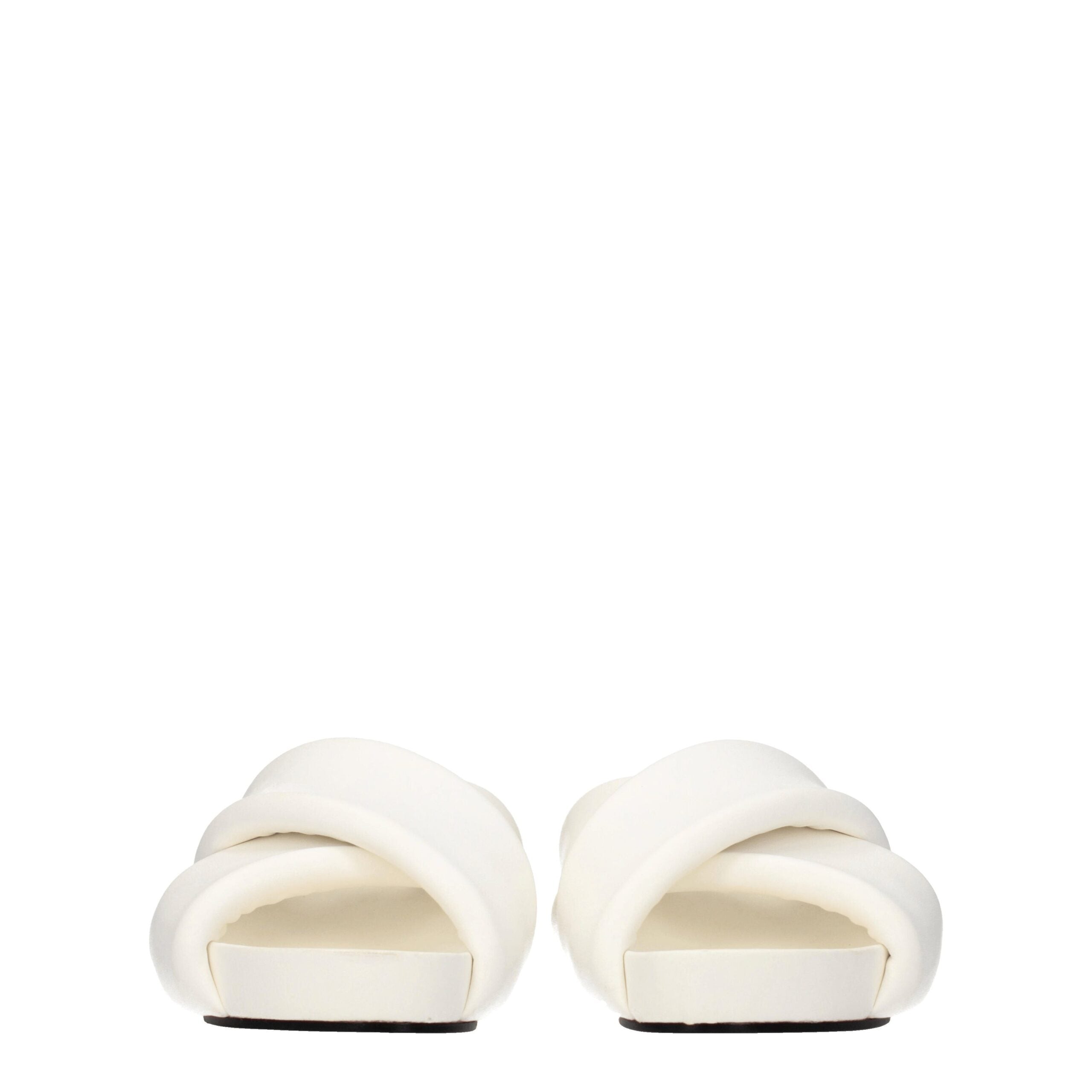 Jil Sander White Leather Slipper