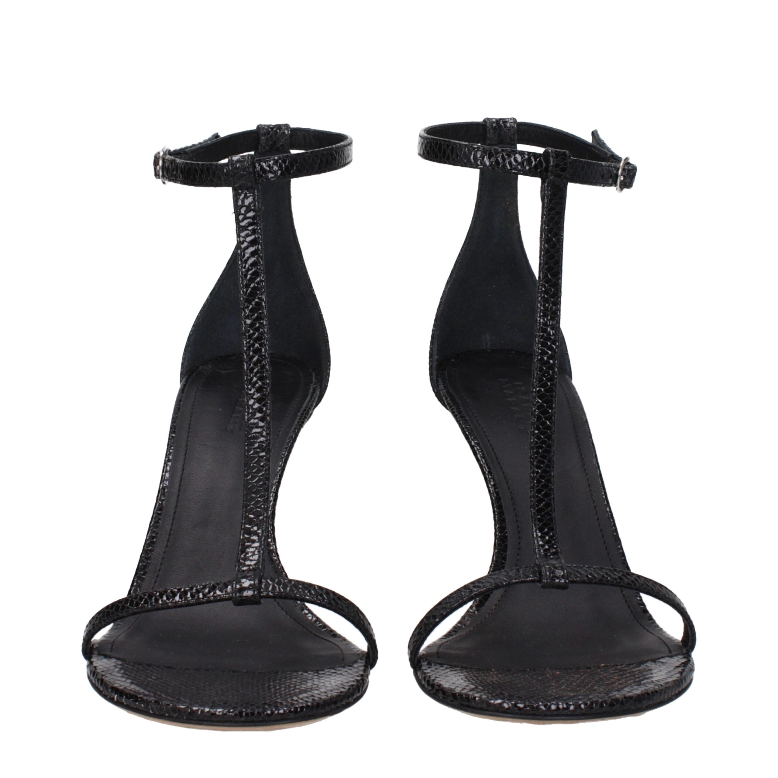 Isabel Marant Black Leather Sandal
