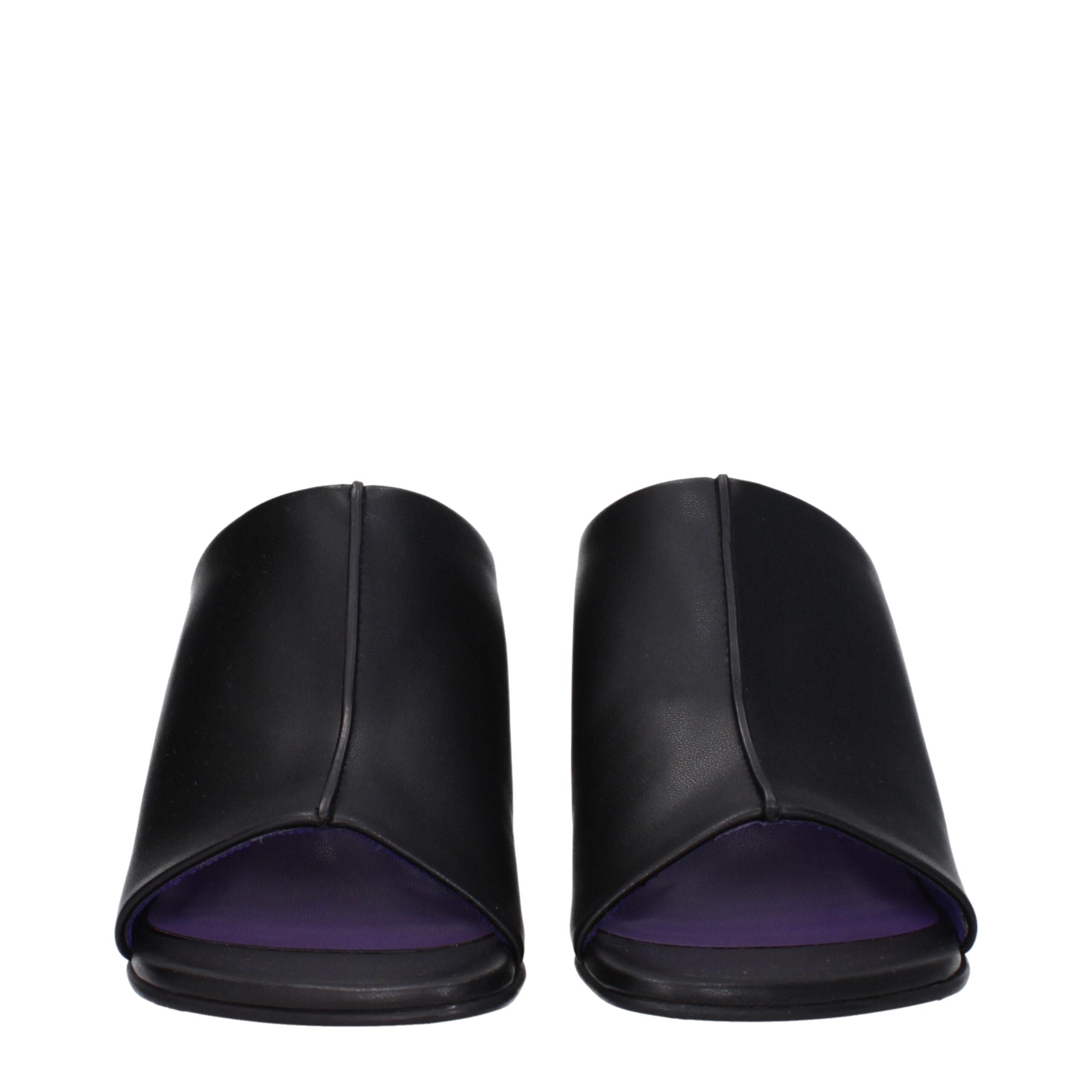 Stella McCartney Black Leather Sandal