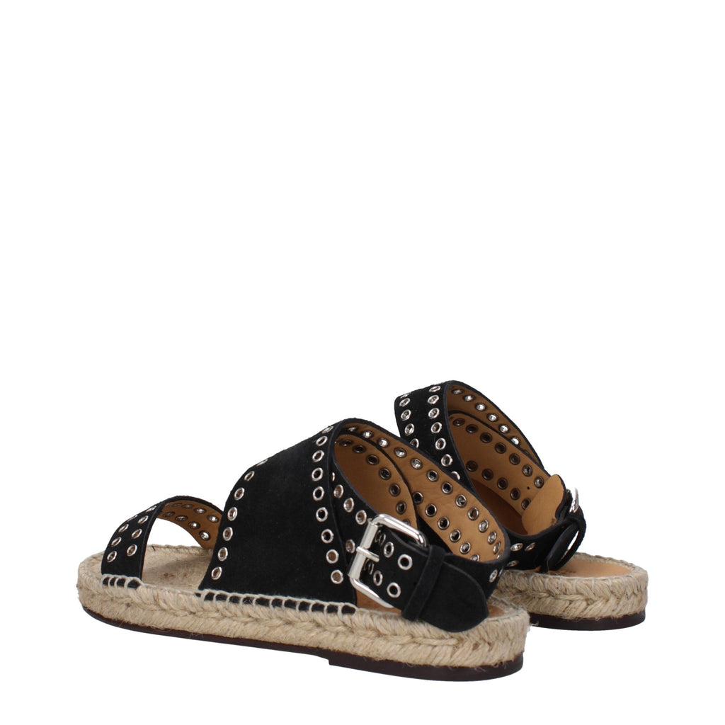Isabel Marant Black Leather Sandal