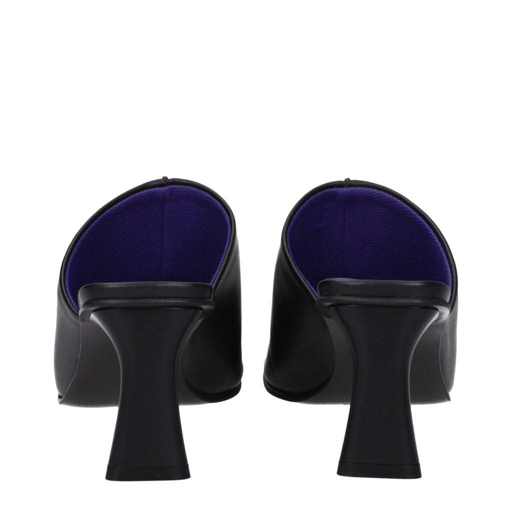 Stella McCartney Black Leather Sandal