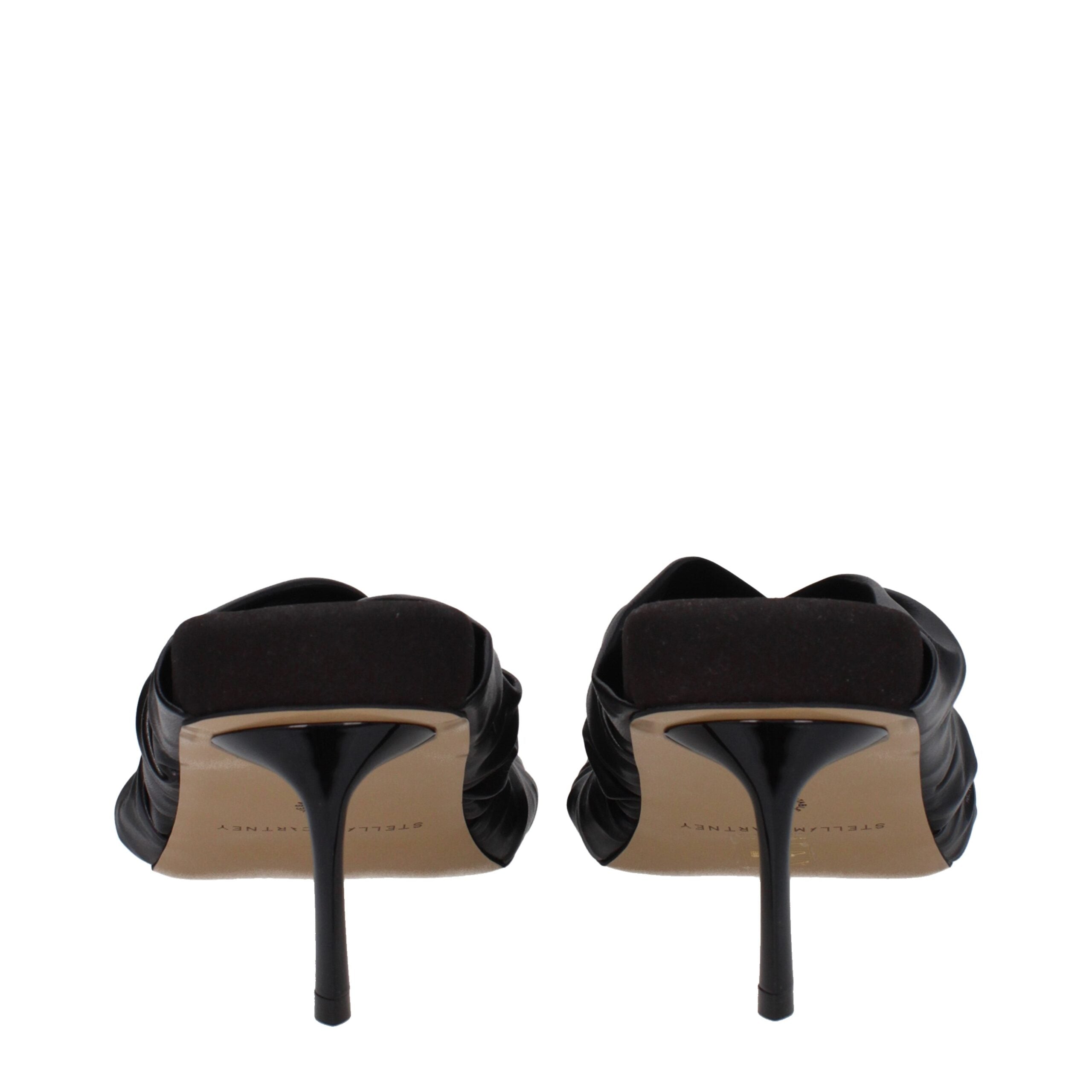 Stella McCartney Black Leather Sandal