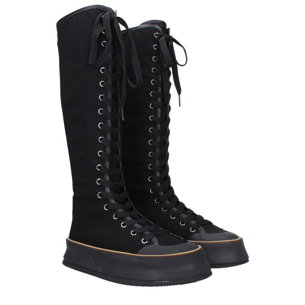 Max Mara Black Fabric Boot