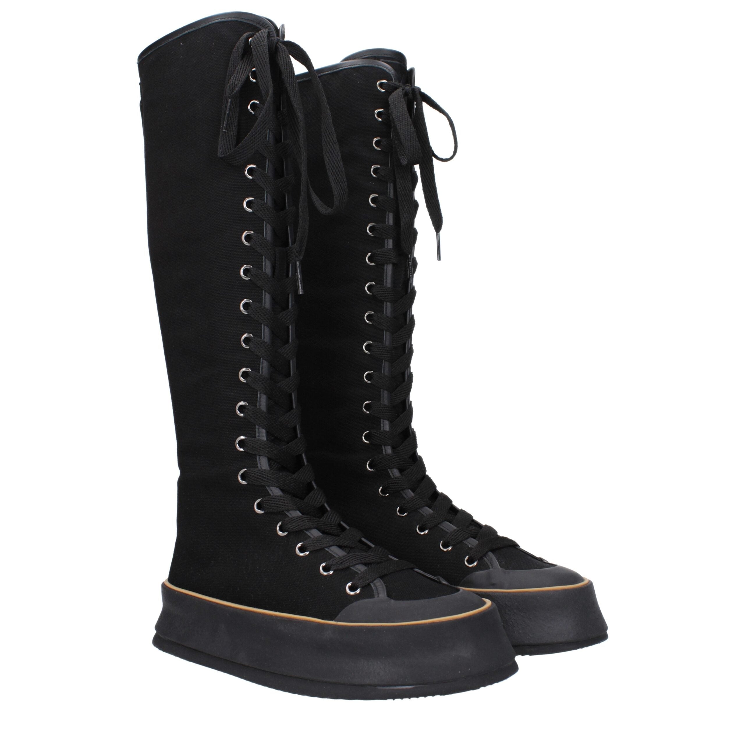 Max Mara Black Fabric Boot