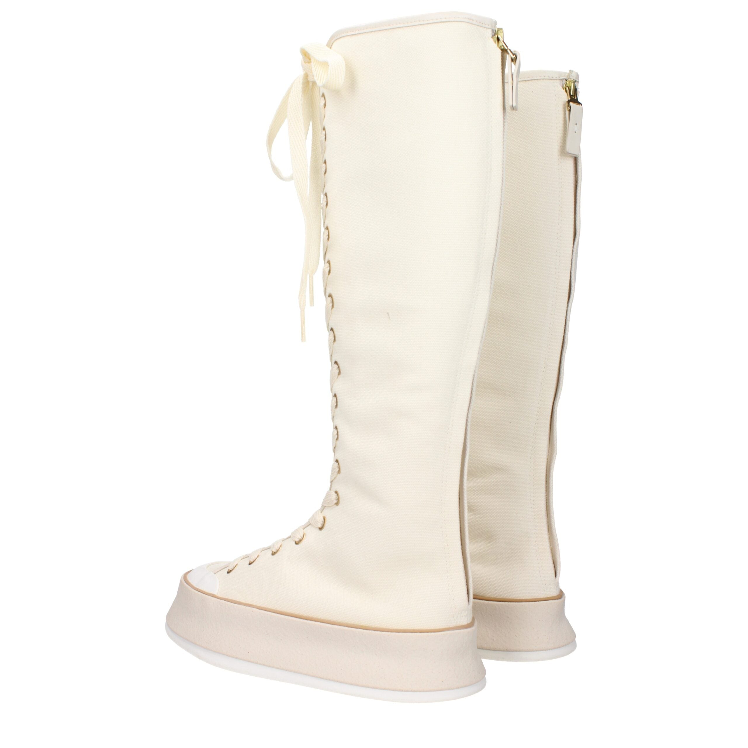 Max Mara Beige Fabric Boot