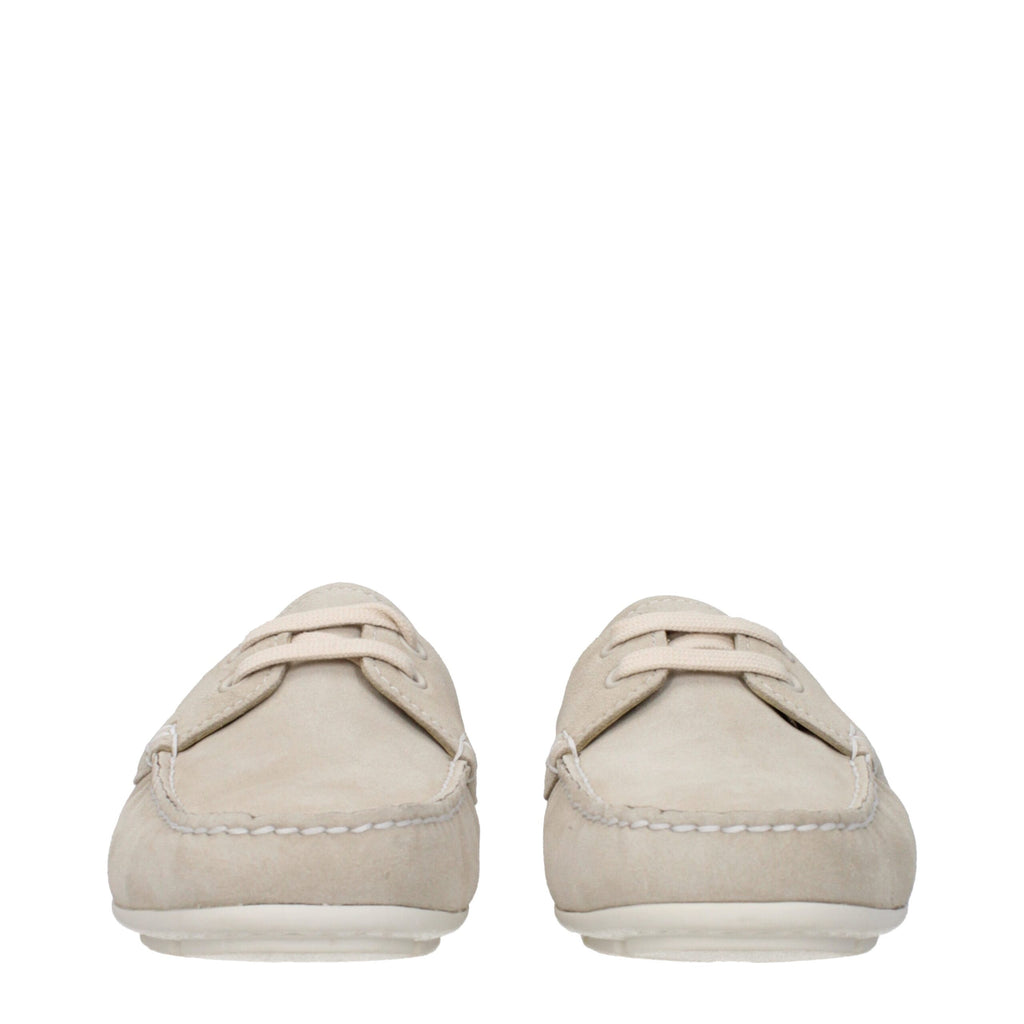 Prada Gray Leather Loafer