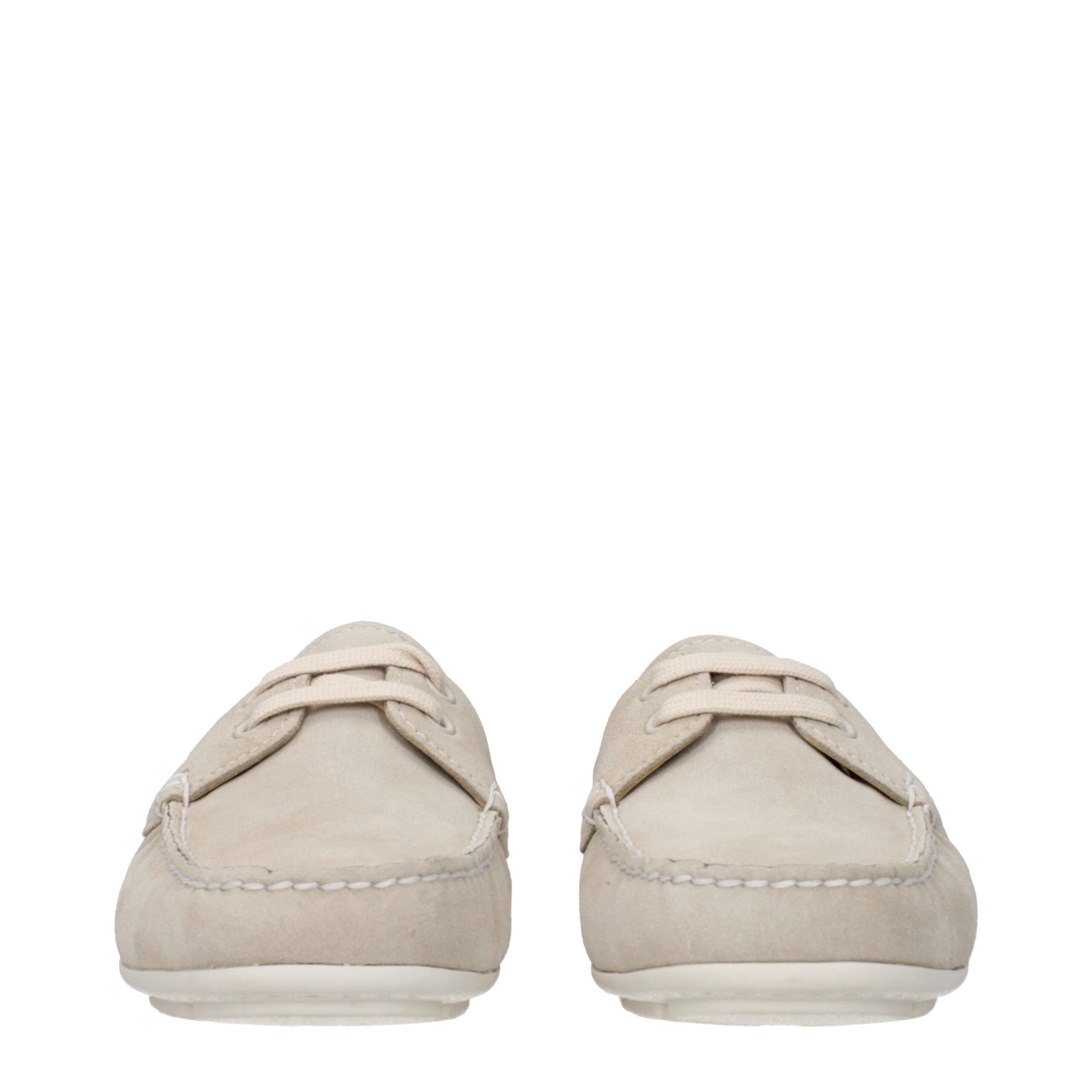 Prada Gray Leather Loafer