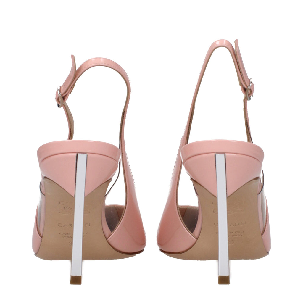 Casadei Pink Leather Sandal