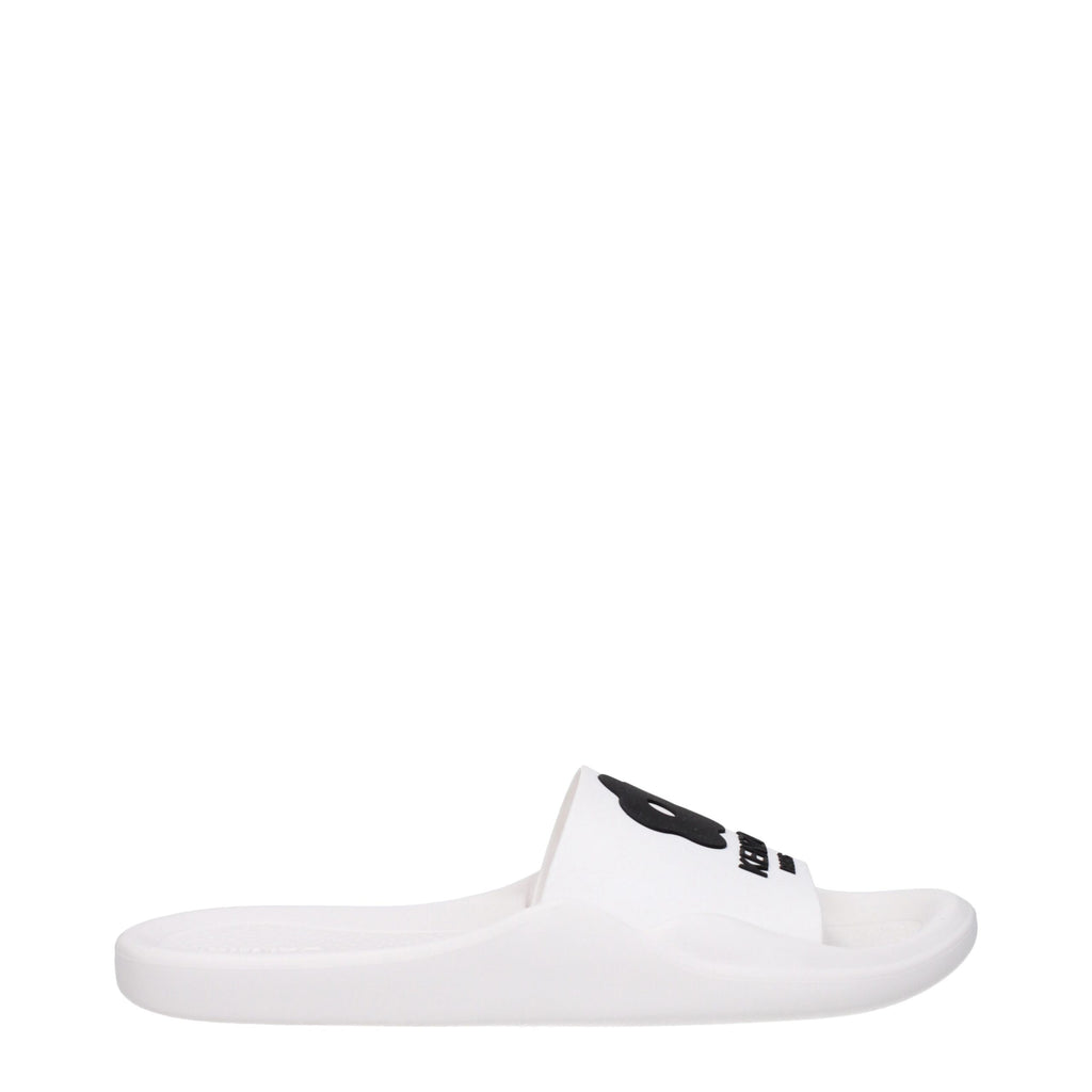 Kenzo White Cotton Slipper