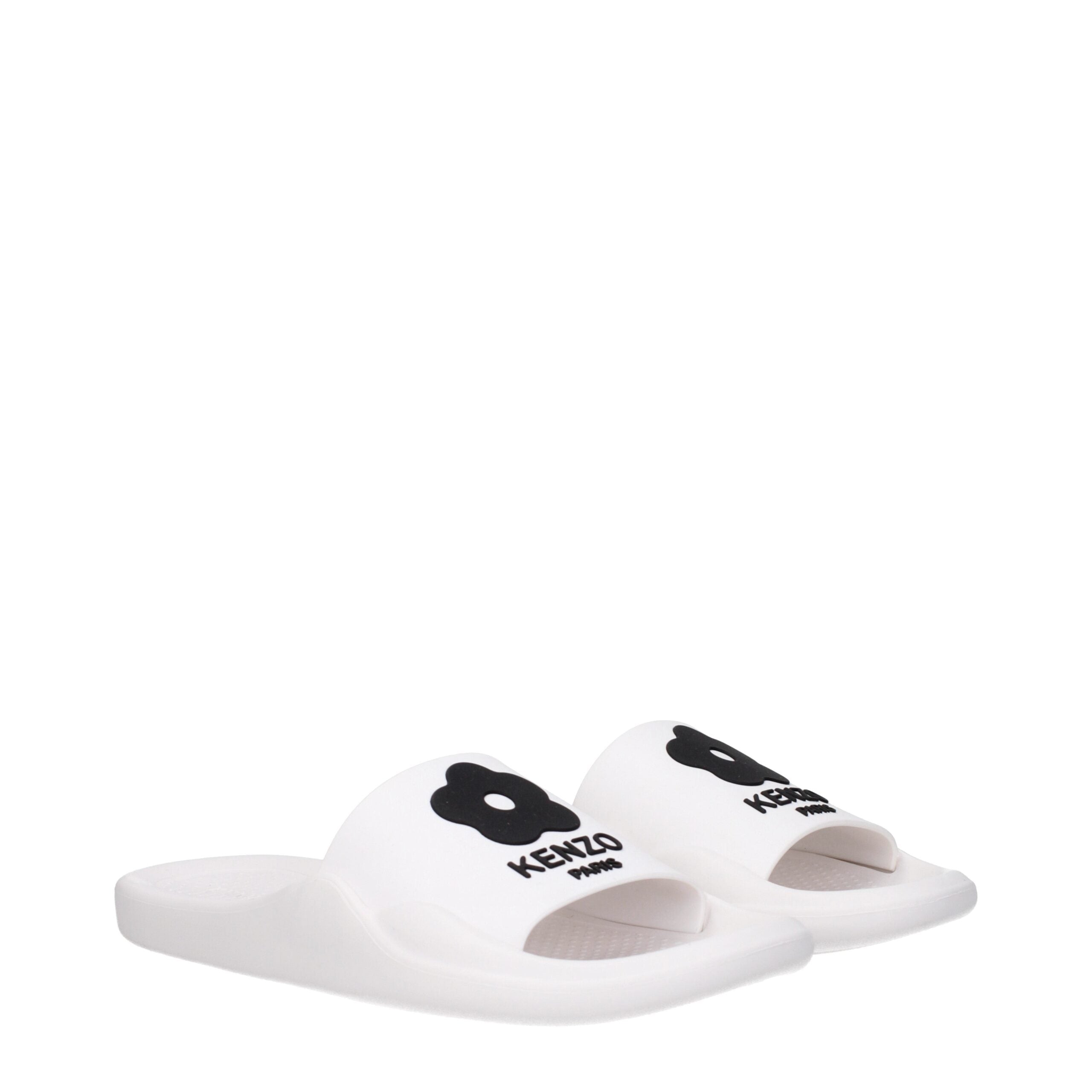 Kenzo White Cotton Slipper