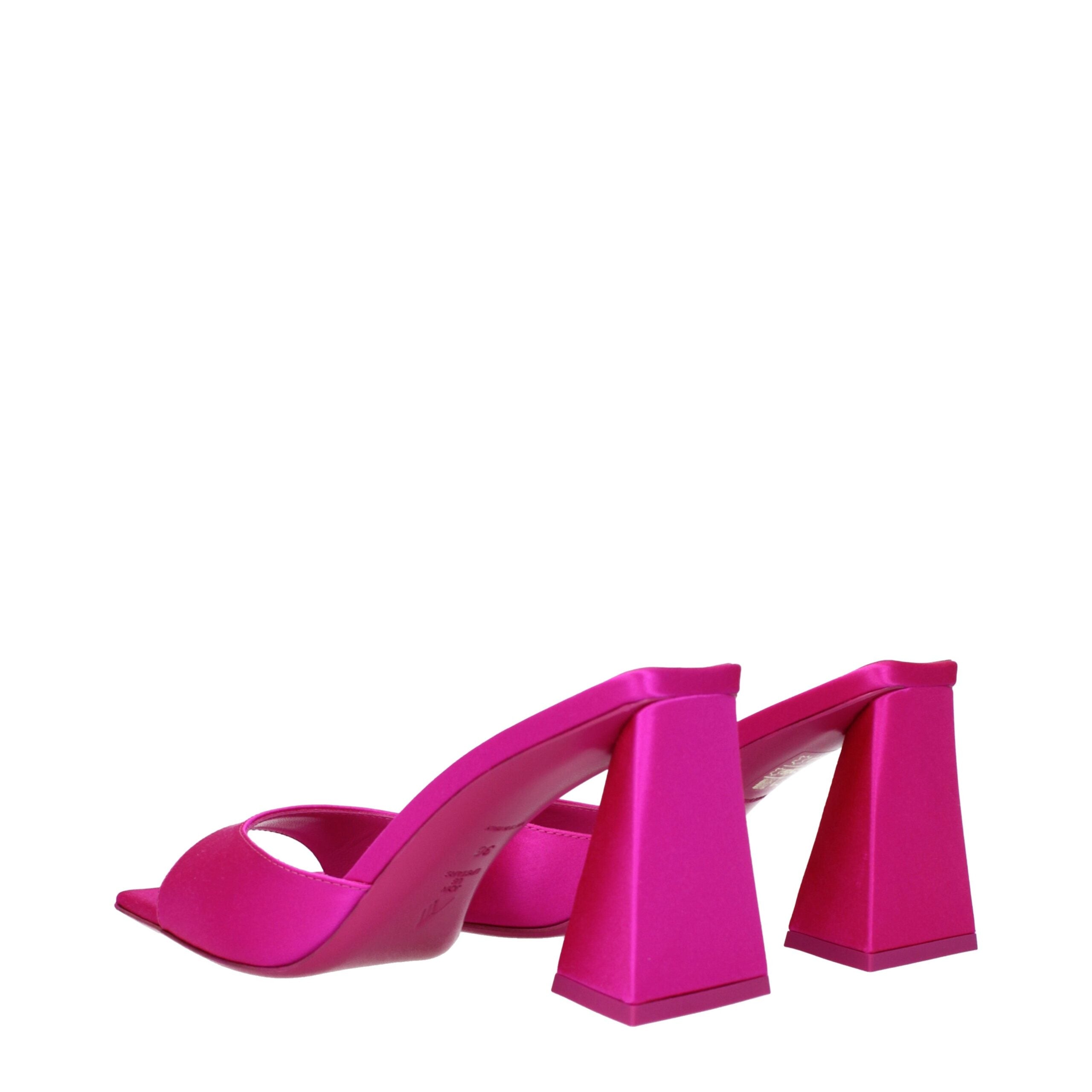 The Attico Pink Satin Sandal