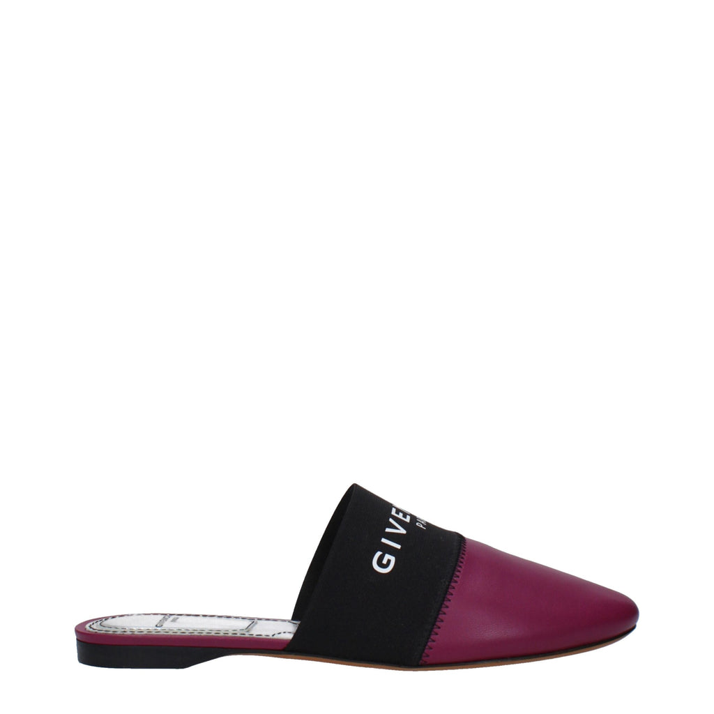 Givenchy Purple Leather Slipper