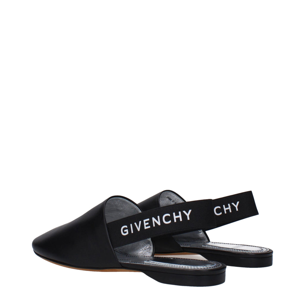 Givenchy Black Leather Sandal