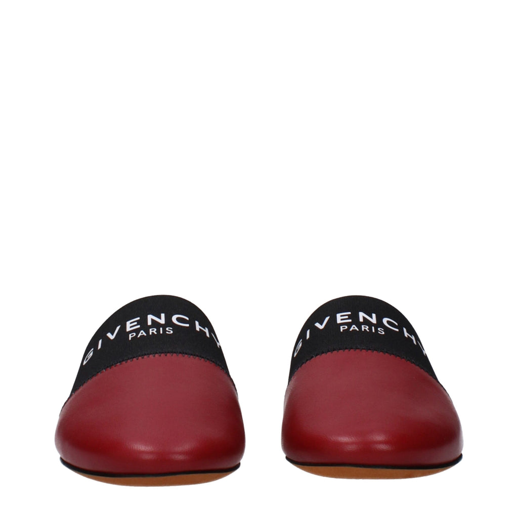 Givenchy Red Leather Slipper
