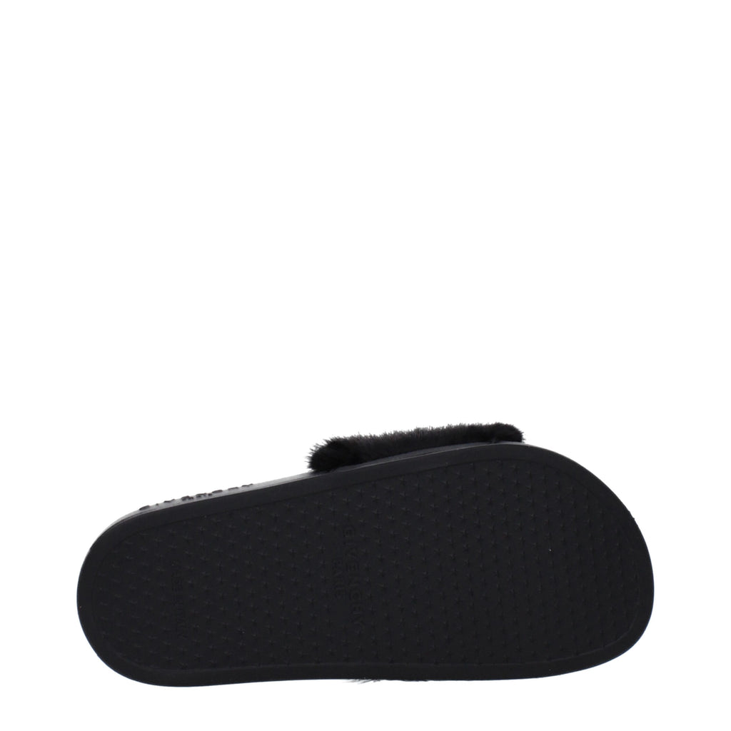 Givenchy Black Cotton Slipper