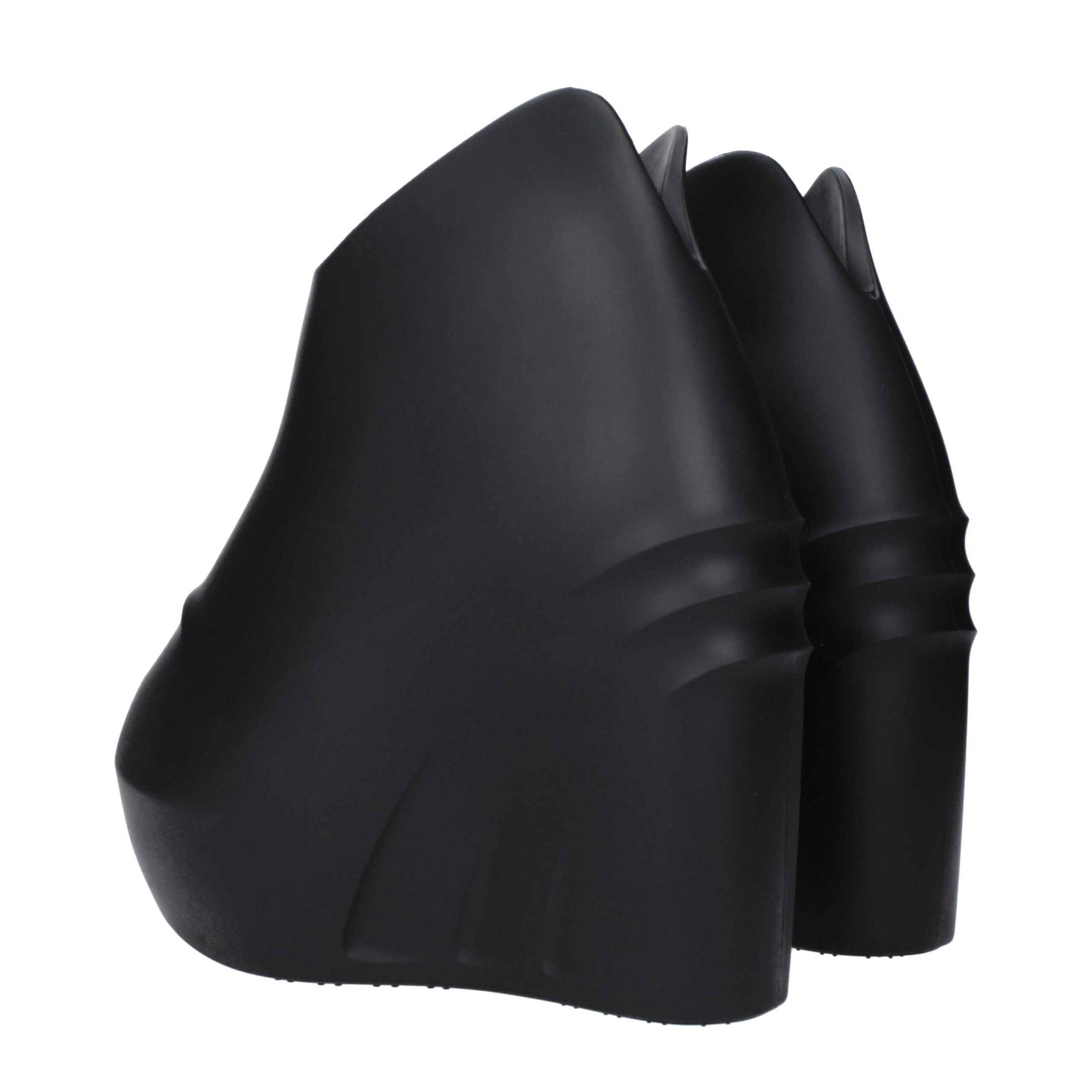 Givenchy Black Cotton Wedge