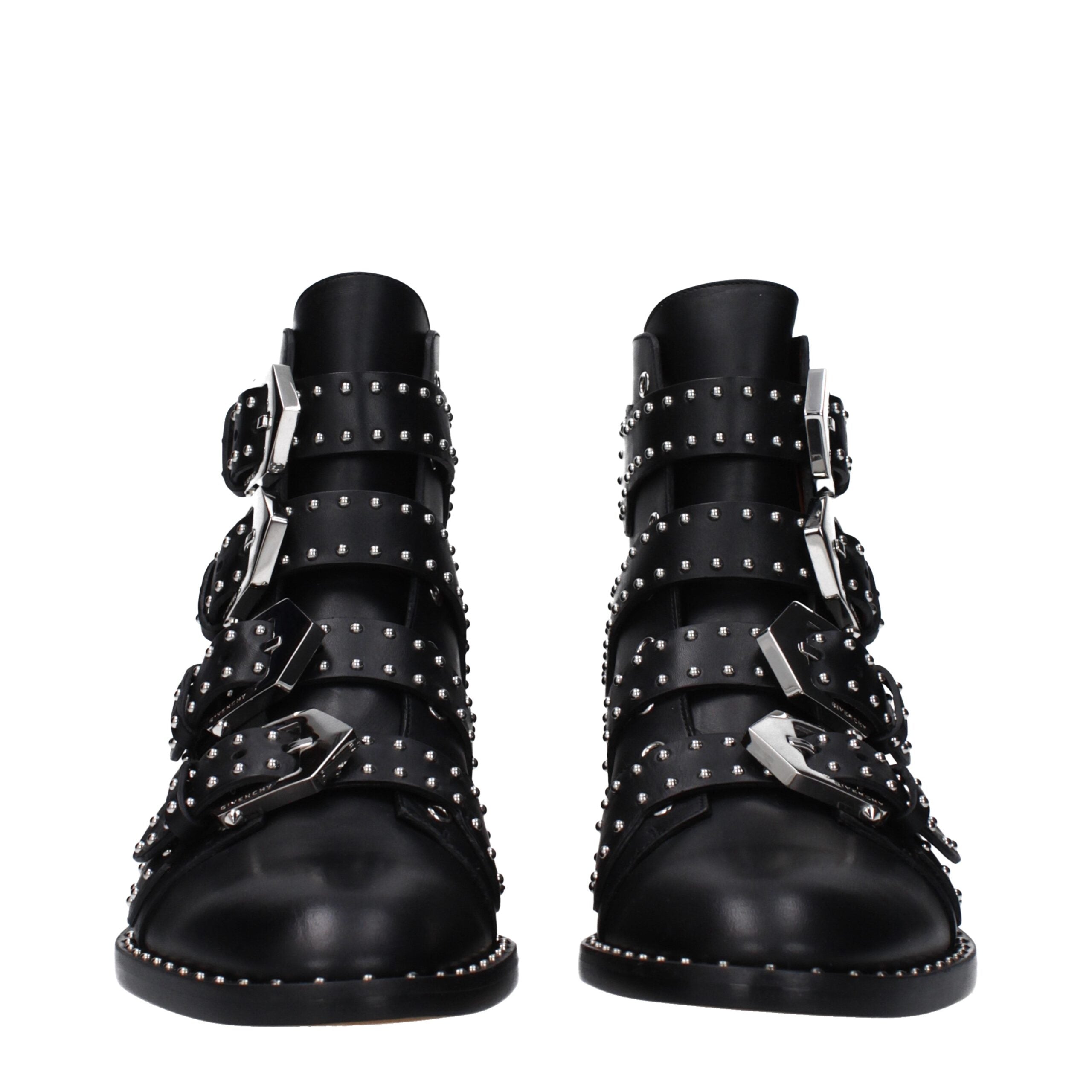 Givenchy Black Leather Ankle