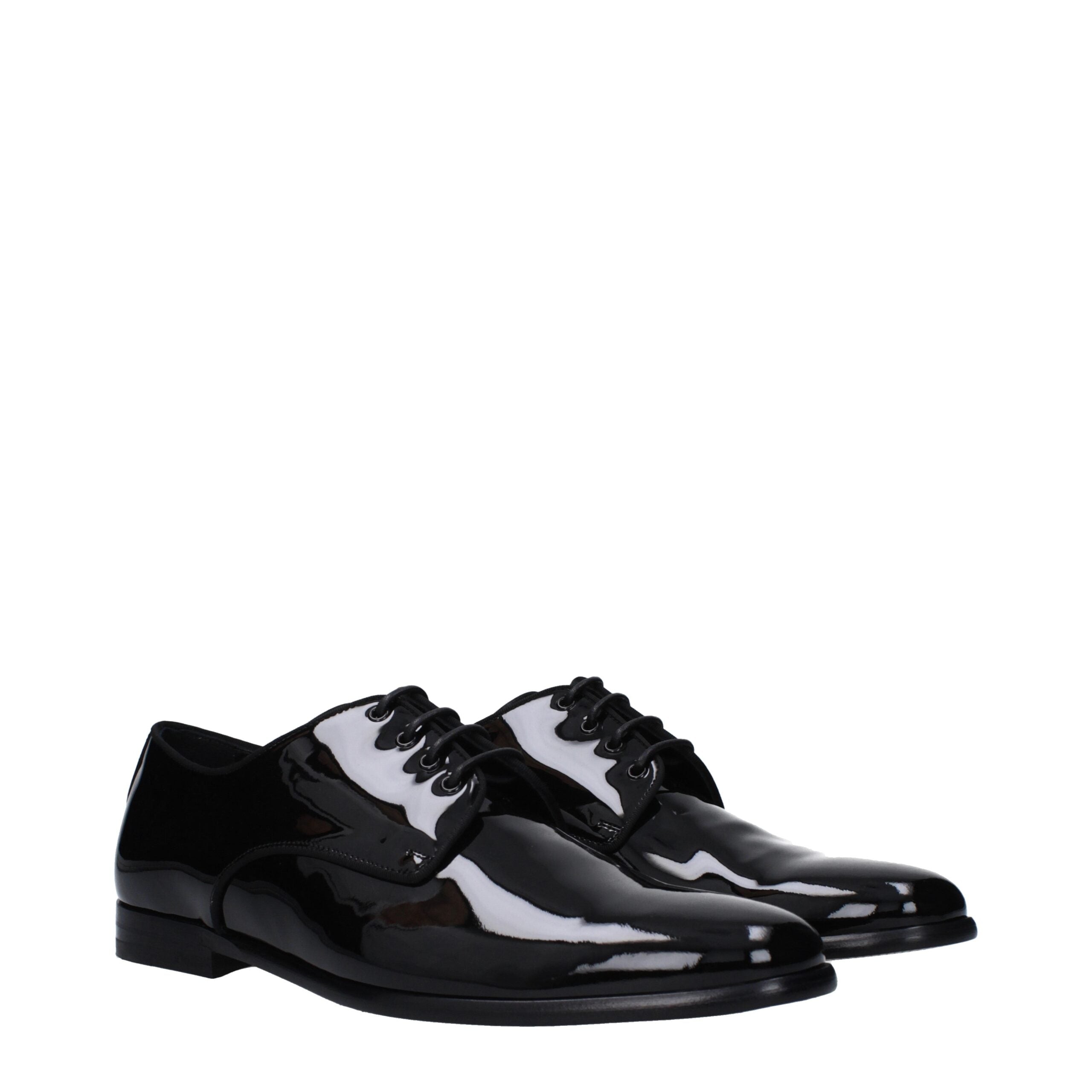 Dolce & Gabbana Black Leather Oxfords And Derby