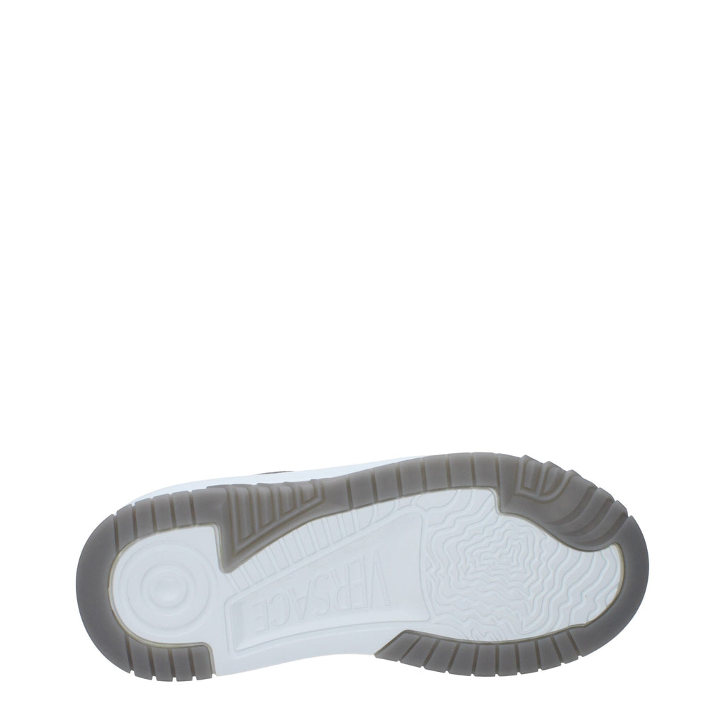 Versace White Leather Sneakers